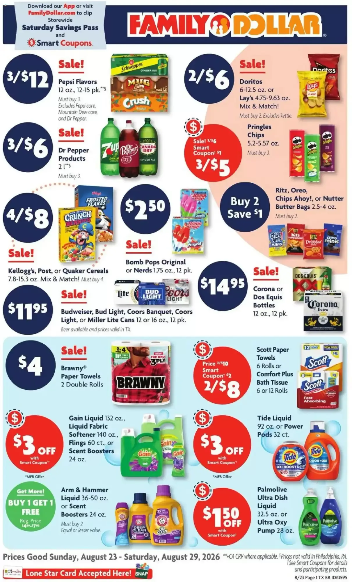 Weekly ad Family Dollar weekly ad week 35 from August 23 to August 29 2026 - Page 1