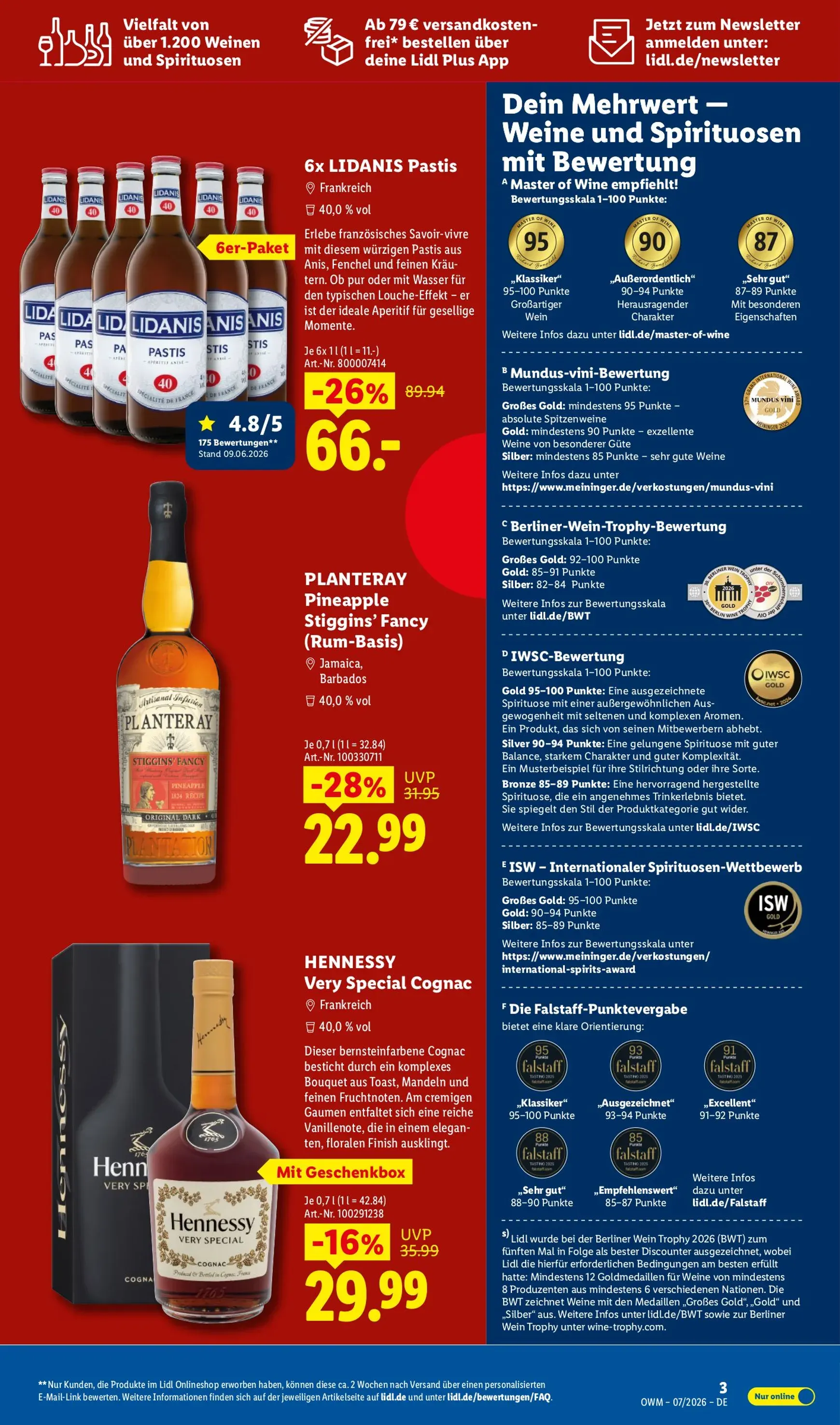 Lidl - Wein & Spirituosen Prospekt – von Mittwoch 01.07.2026 bis Freitag 31.07.2026 von 1. Juli bis 31. Juli 2026 - Prospekt seite 3