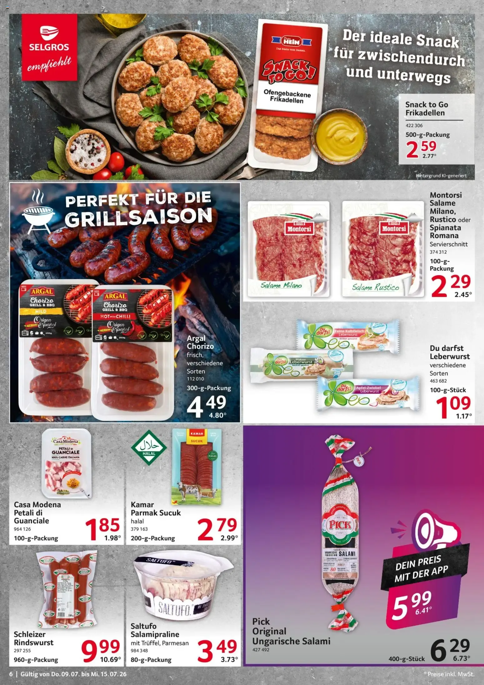 Selgros Prospekt (ab 09.07.2026) zum Blättern von 9. Juli bis 15. Juli 2026 - Prospekt seite 6