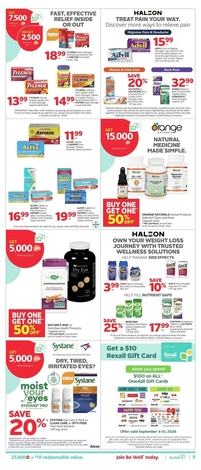 Rexall from September 4 to September 10 2026 - flyer page 10