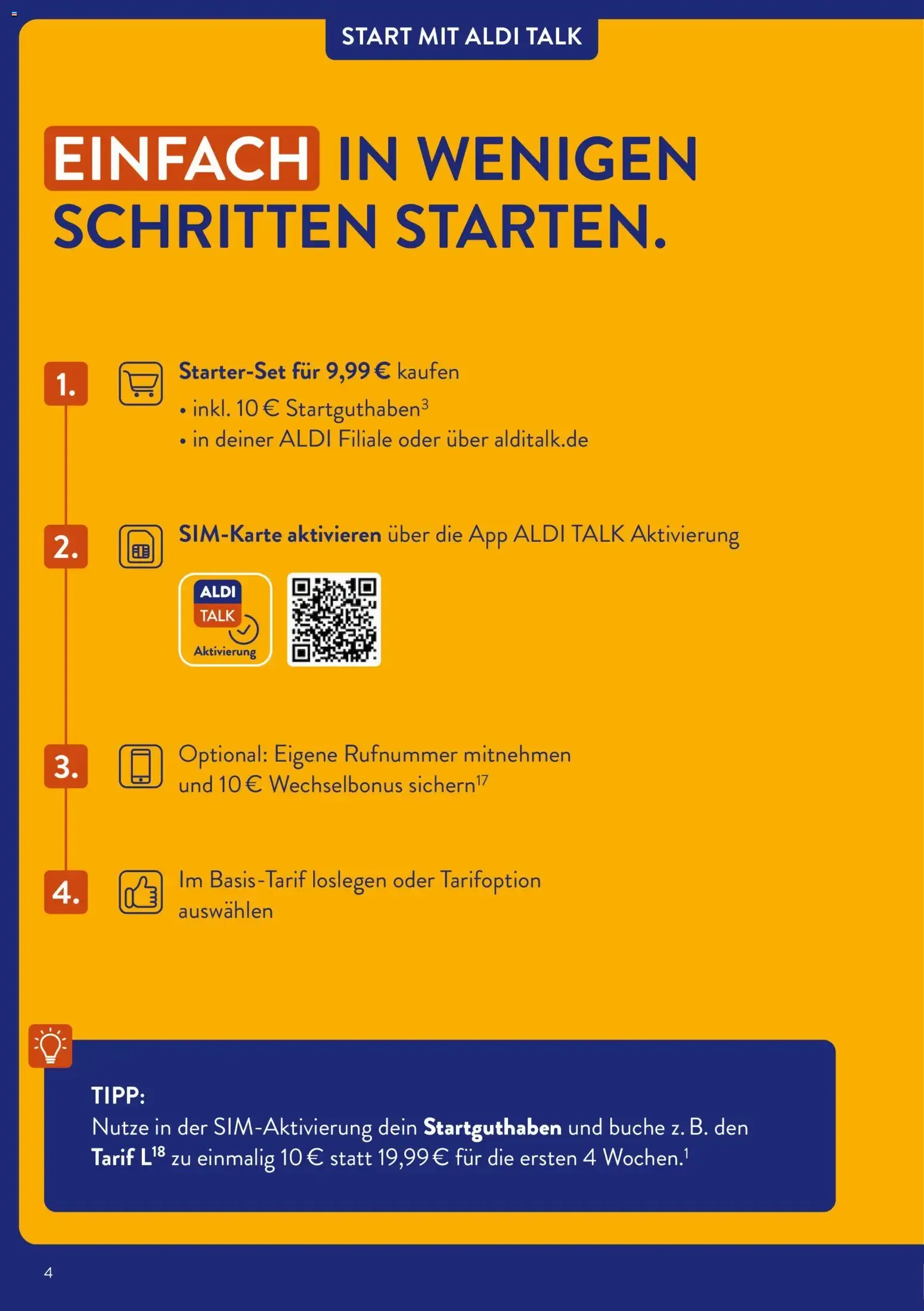 Aldi Süd Talk (ab 09.12.2025) zum Blättern von 1. Dezember bis 30. September 2026 - Prospekt seite 4