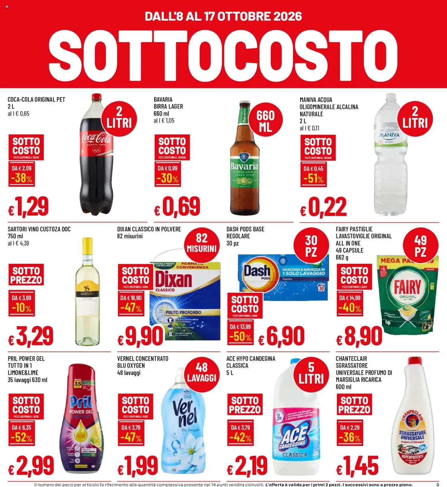 SOTTOCOSTO da 8 ottobre a 17 ottobre di 2026 - Pagina del volantino 3