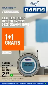GAMMA folder aanbiedingen van 1 juni tot 14 juni 2026 - Folder pagina 1