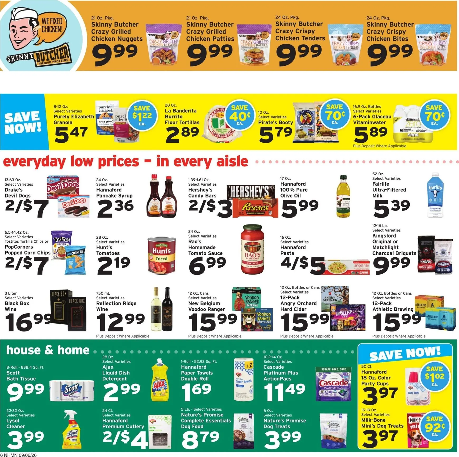 Weekly promotion Hannaford - Value that adds up. Fall into great prices. spanning from September 6 to September 12 2026 - Page 6 for Catalogue 365