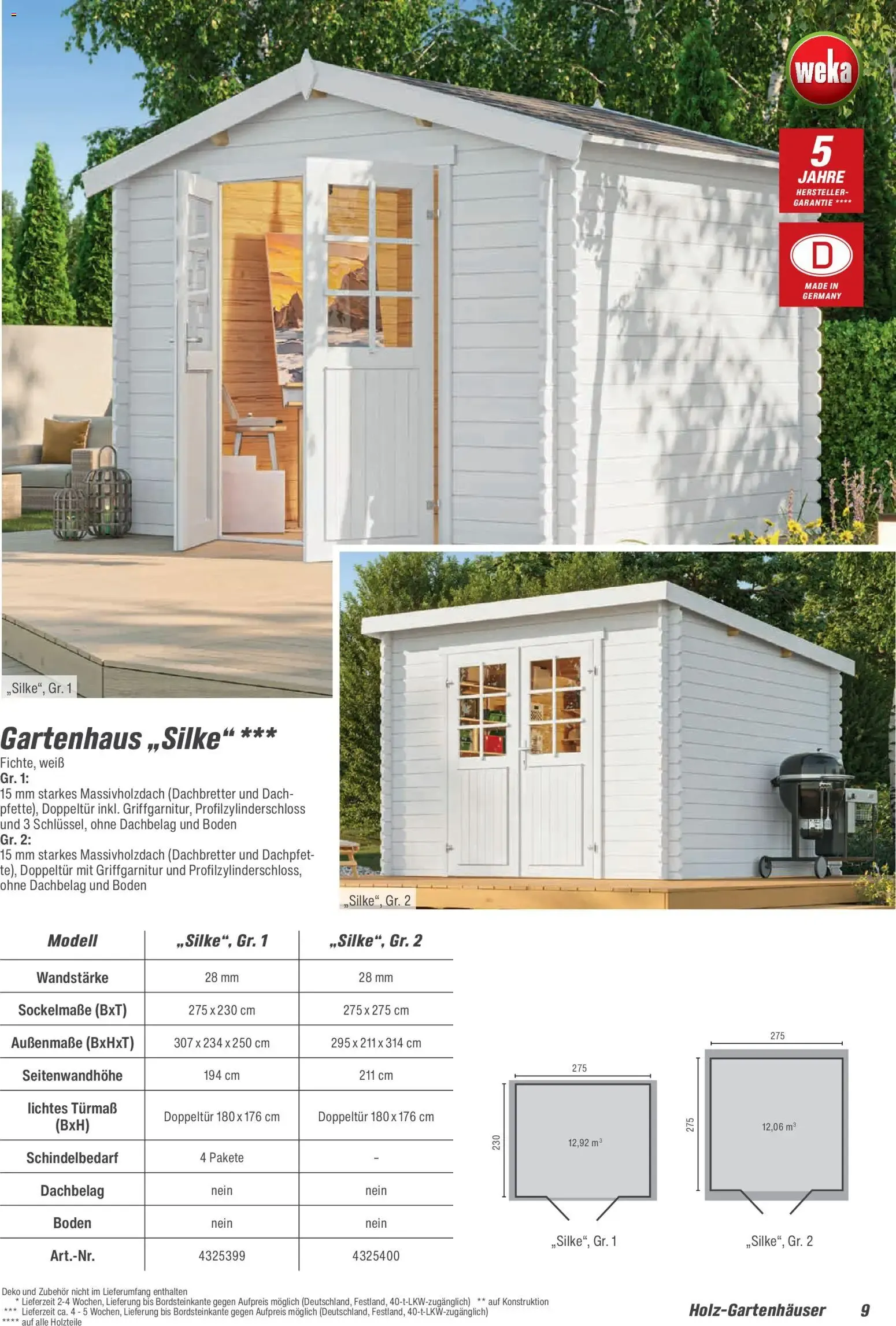 Toom Baumarkt Gartenhäuser & Carports 2026 (ab 20.02.2026) zum Blättern von 20. Februar bis 30. Juni 2026 - Prospekt seite 9