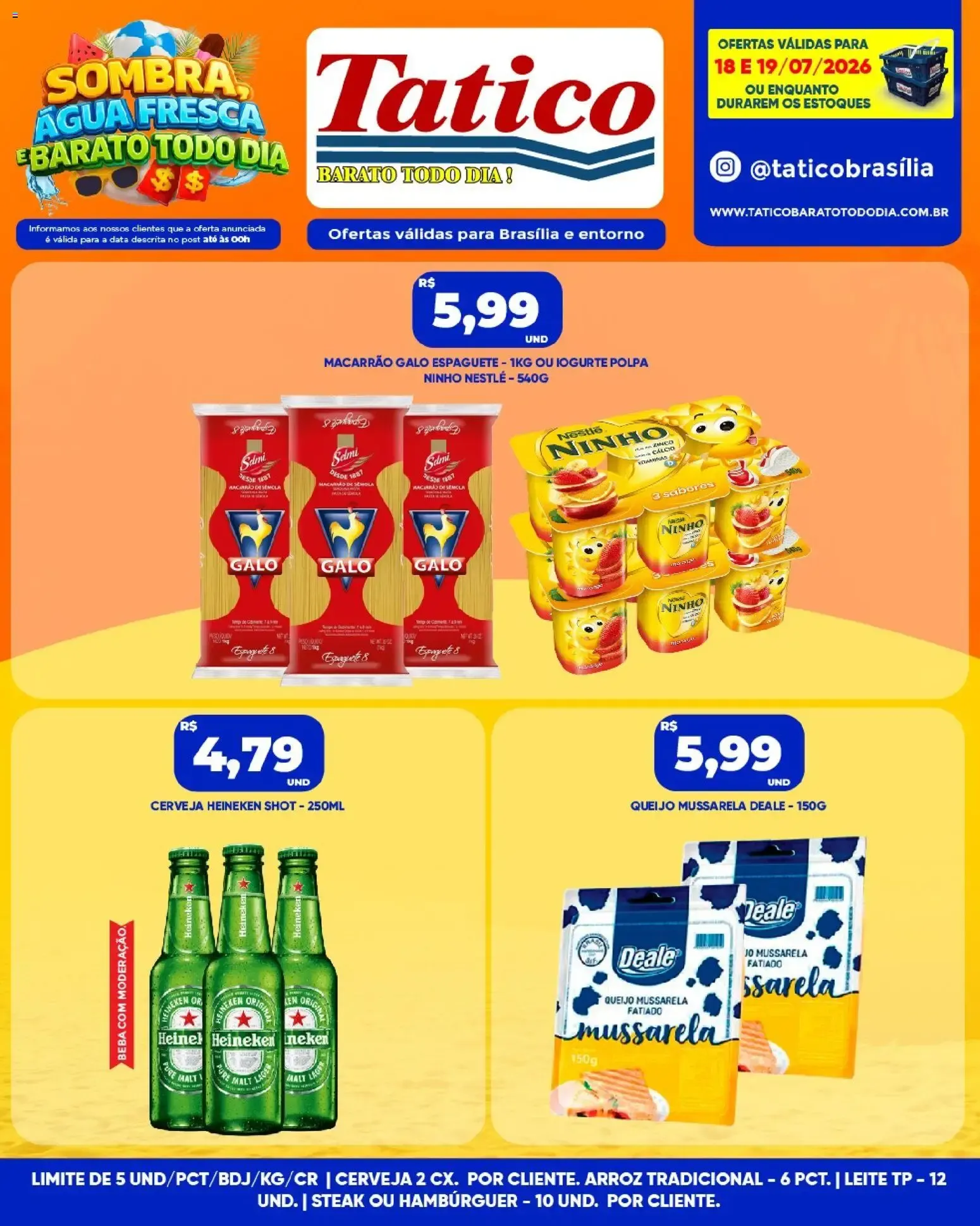 Encarte de Tatico ofertas Fim de Semana de 18/07/2026 | Promoções Online 18 de julho até 19 de julho 2026 - Pagina 4