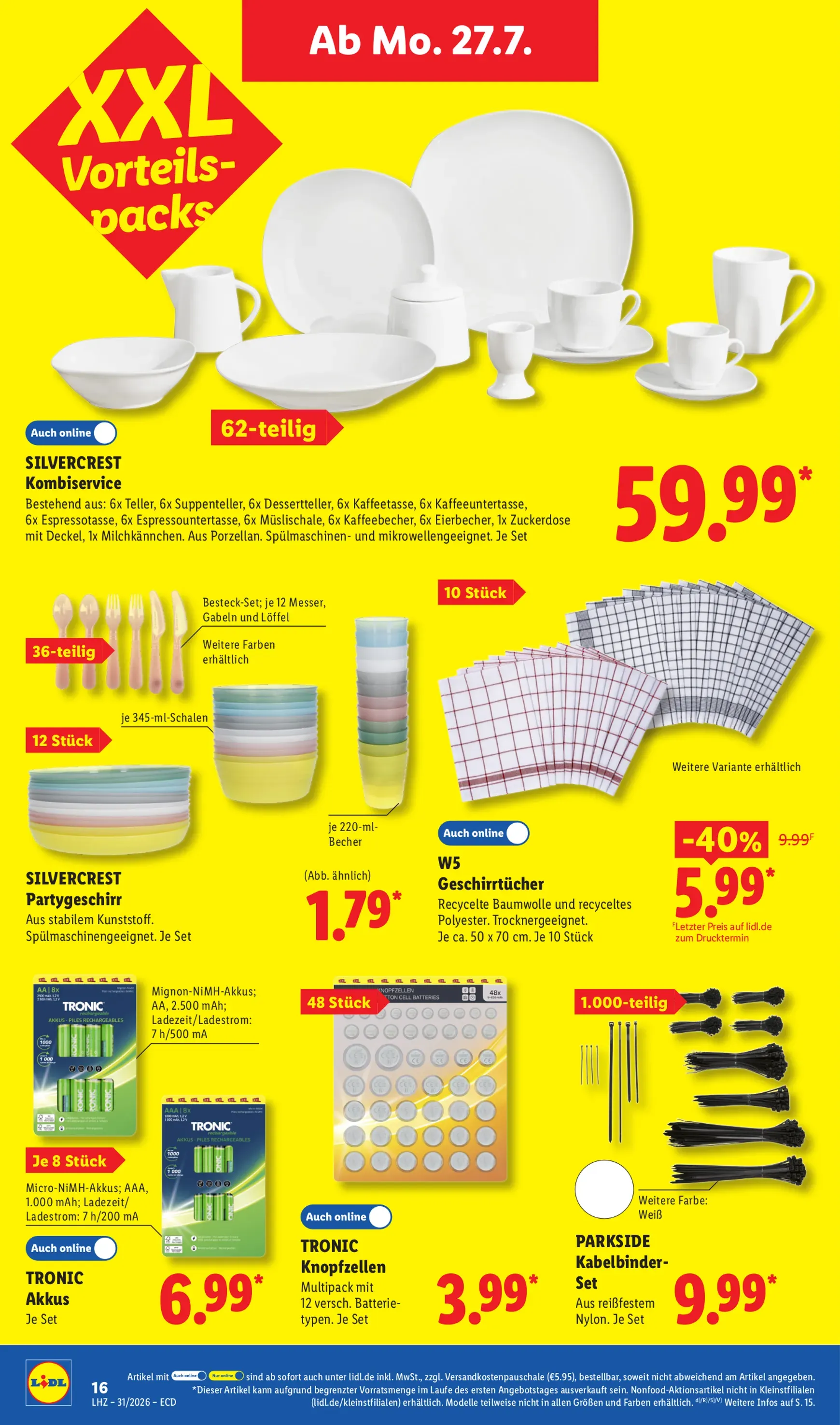 Lidl Prospekt nächste Woche – von Montag 27.07.2026 bis Samstag 01.08.2026 von 27. Juli bis 1. August 2026 - Prospekt seite 8