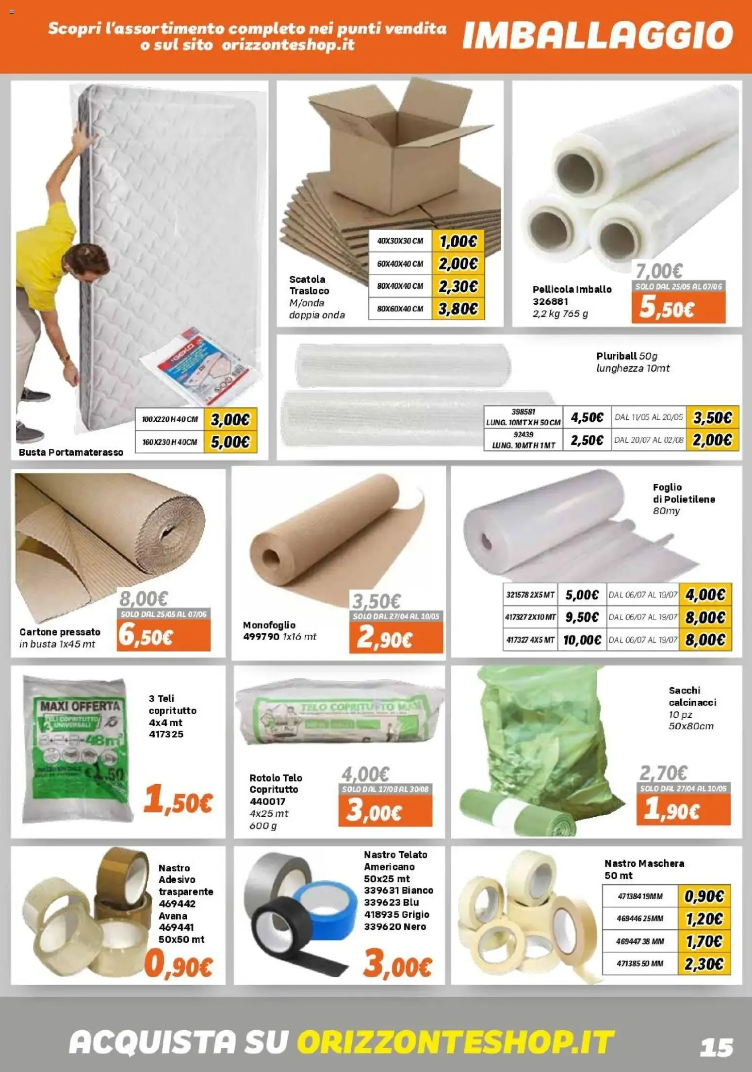 Orizzonte Catalogo Brico 2026 da 15 aprile a 11 ottobre di 2026 - Pagina del volantino 15