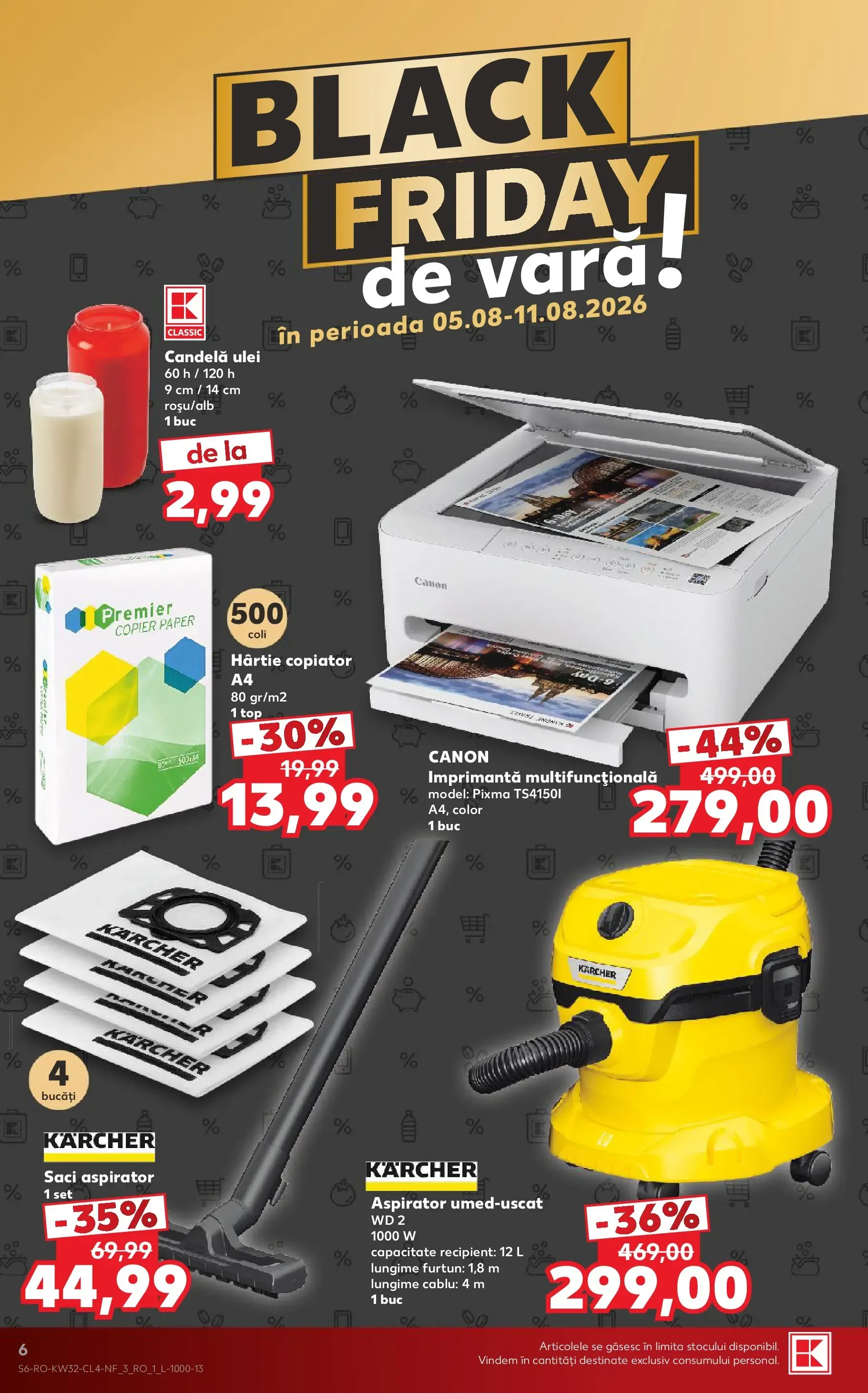 Catalog Kaufland Black Friday de Vară de la 5 august până la 11 august 2026 - Revista Pagina 6