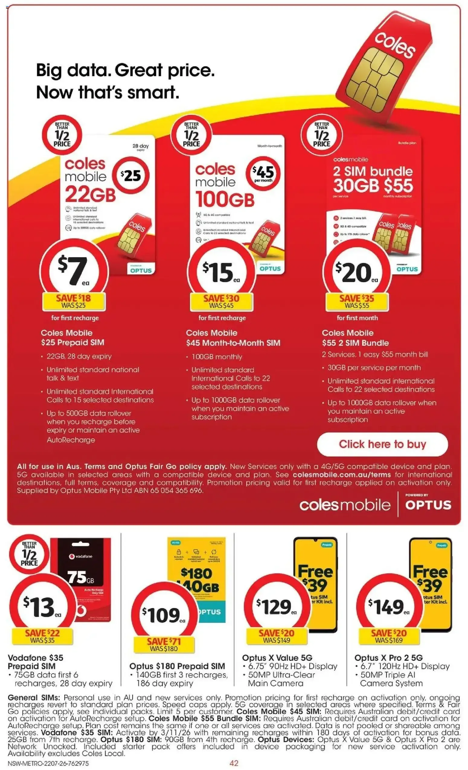 Coles catalogue valid from 22/07/2026 > Online Australia - Catalogue valid from 22 July to 28 July 2026 - page 42