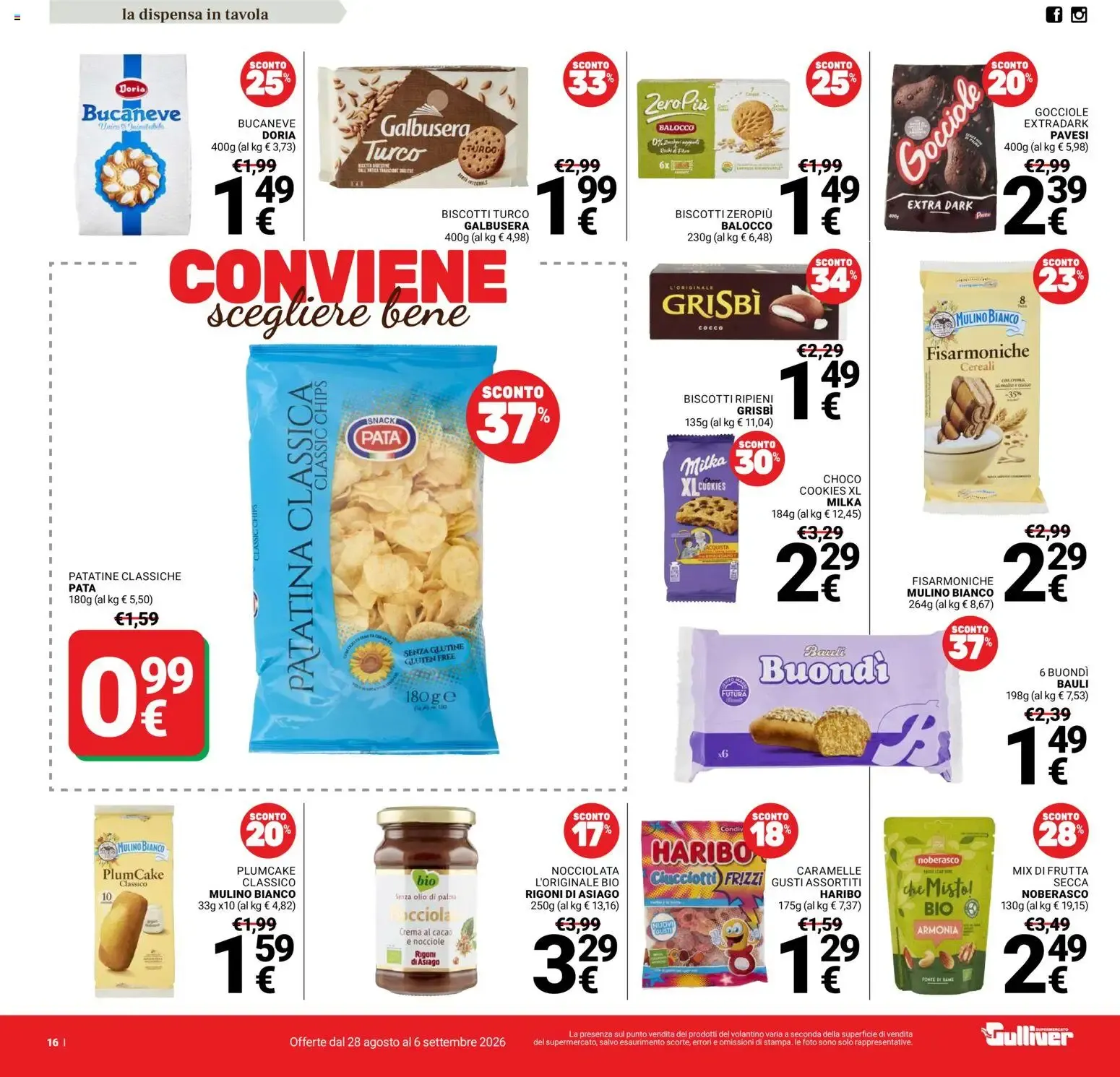 Nuovo Gulliver volantino dal 28/08/2026 > offerte anteprima 🛍️ da 28 agosto a 6 settembre di 2026 - Pagina del volantino 16