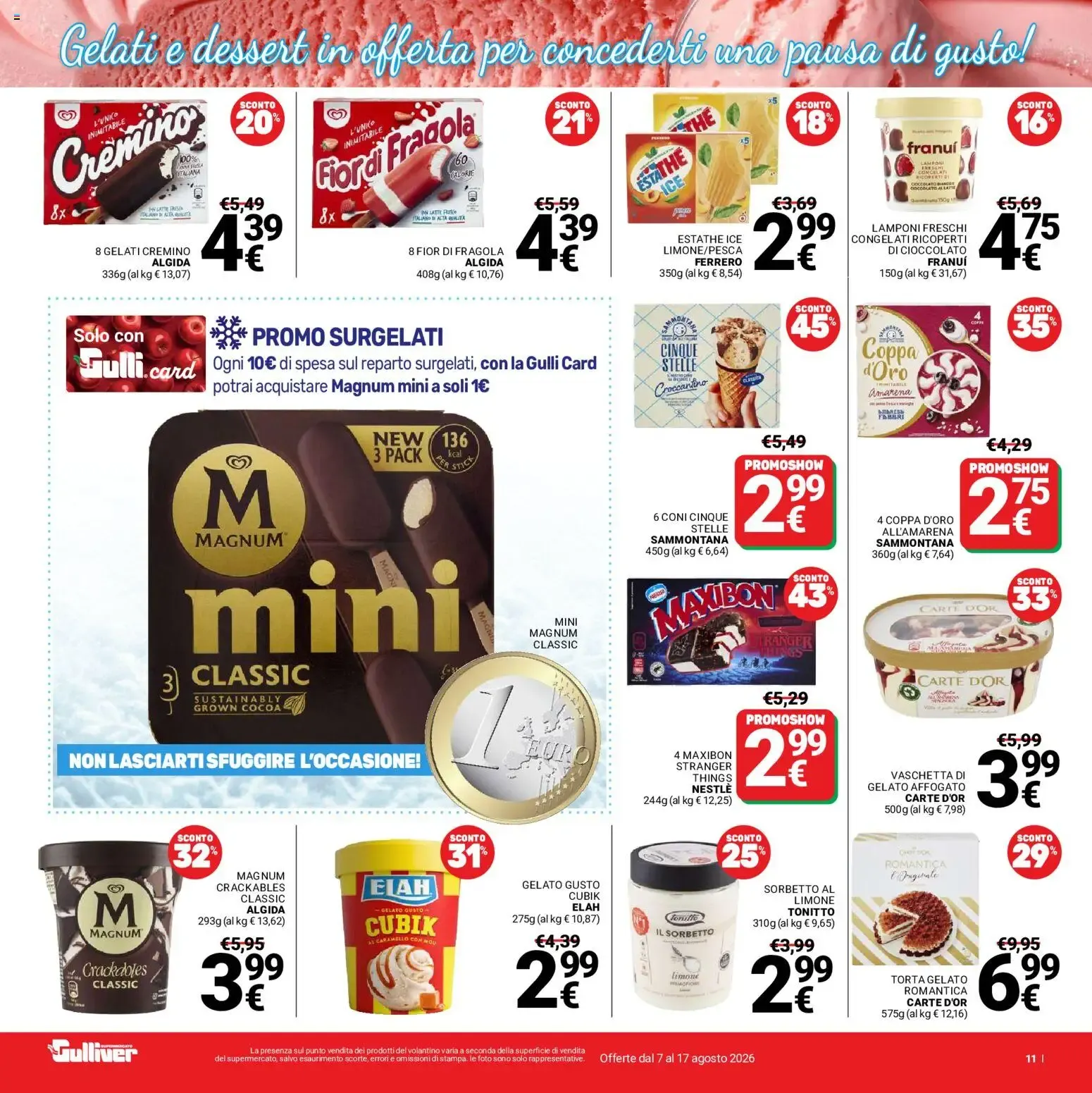 Nuovo Gulliver volantino dal 07/08/2026 > offerte anteprima 🛍️ da 7 agosto a 17 agosto di 2026 - Pagina del volantino 11