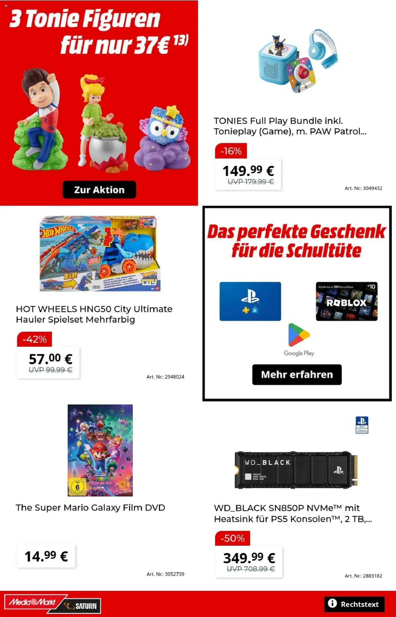 Media Markt & Saturn: LET'S GO! DEALS Gutscheinheft von 20. Juli bis 10. August 2026 - Prospekt seite 8
