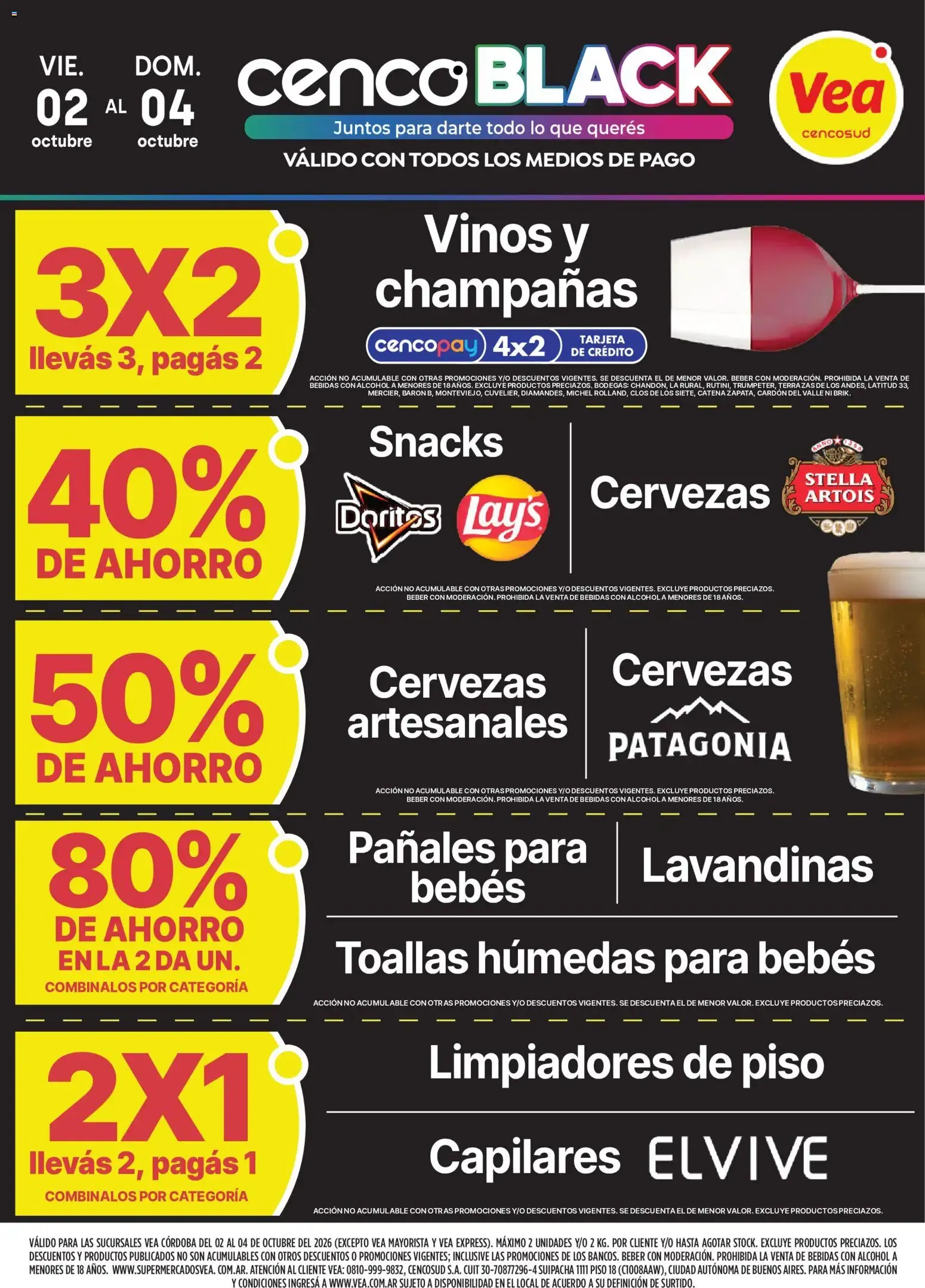 Ofertas de Vea - CENCOBLACK | Córdoba del 02/10/2026 - 04/10/2026 2 de octubre al 4 de octubre 2026 - Página 2 del catálogo