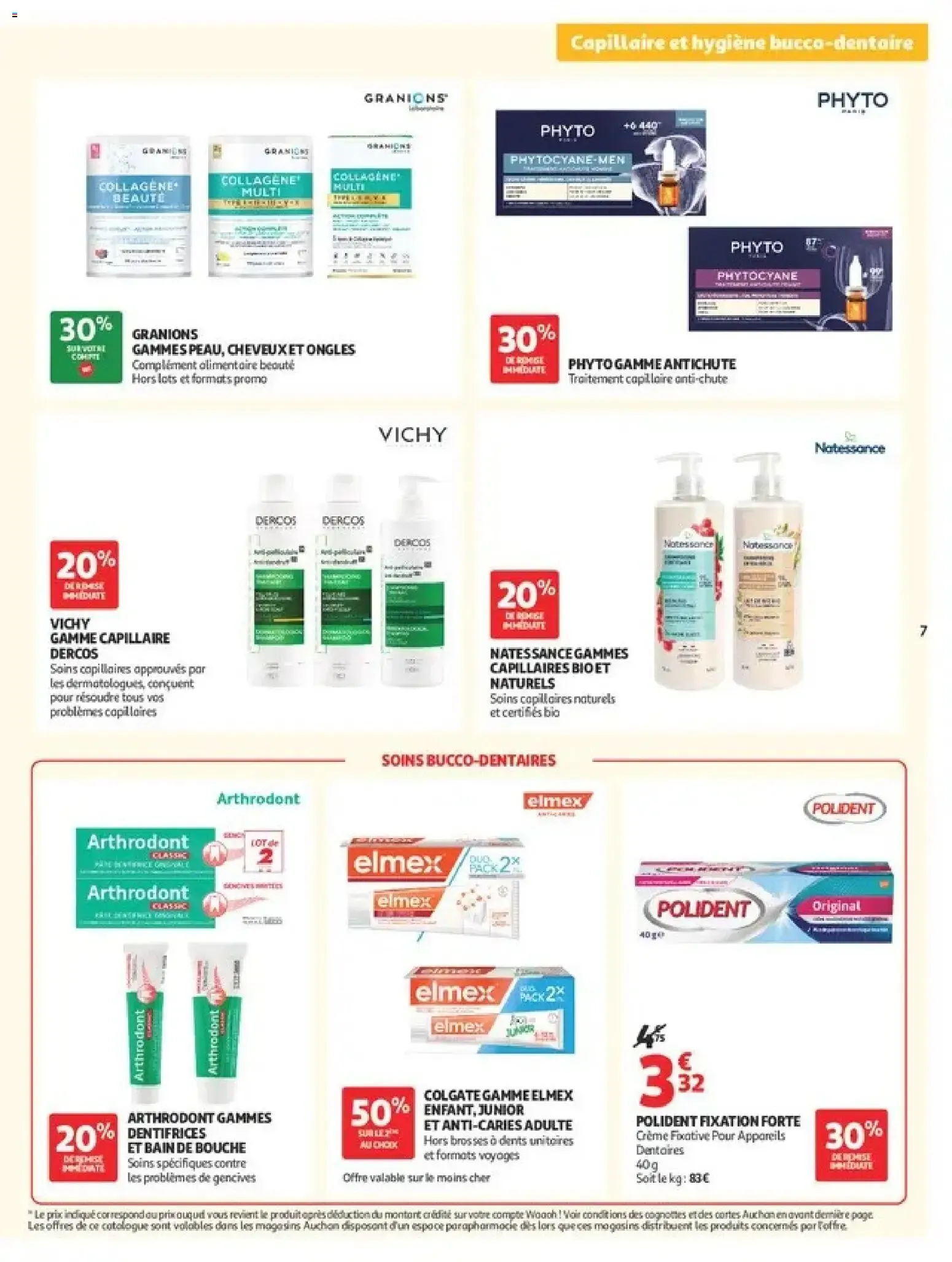 Auchan Parapharmacie, beauté à partir du 01/09/2026 - promo en ligne du 1 septembre au 27 septembre 2026 - Catalogue page 7