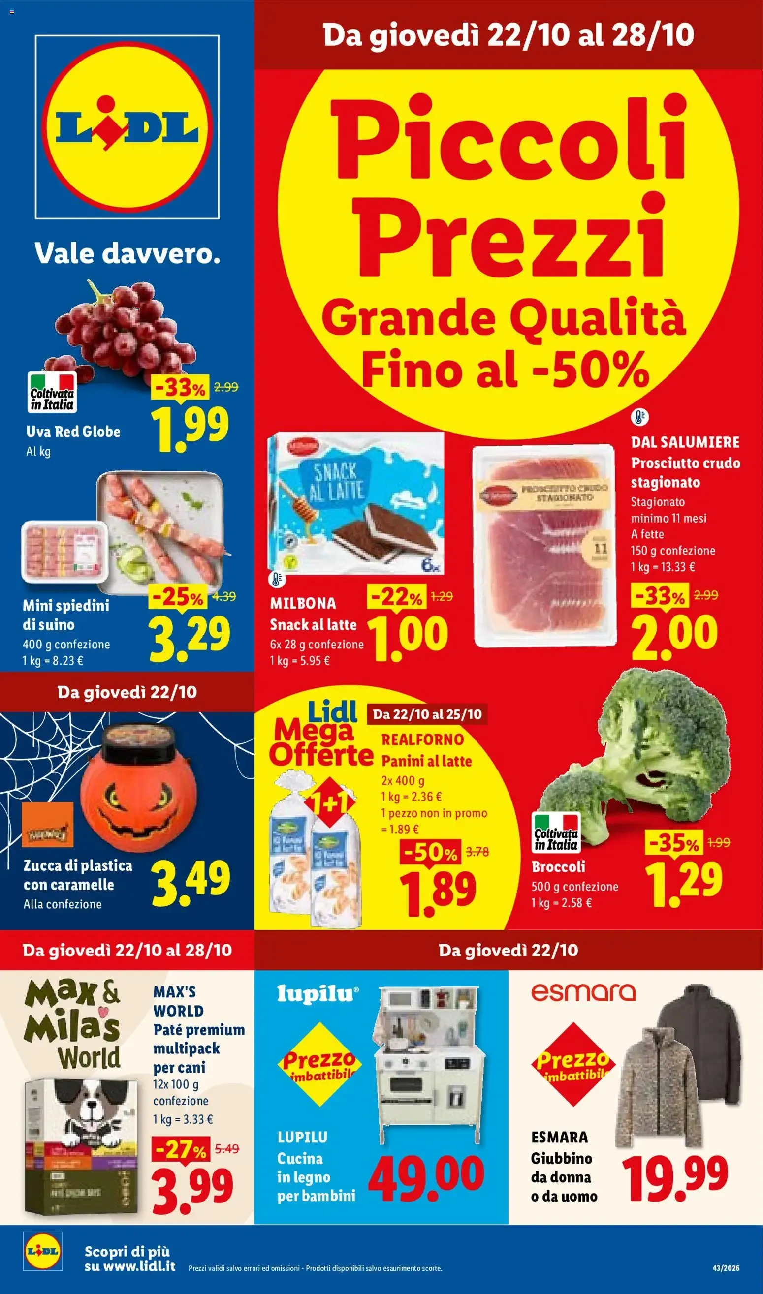 Nuovo Halloween volantino di Lidl dal 22/10/2026 > offerte anteprima 🍂 da 22 ottobre a 28 ottobre di 2026 - Pagina del volantino 1