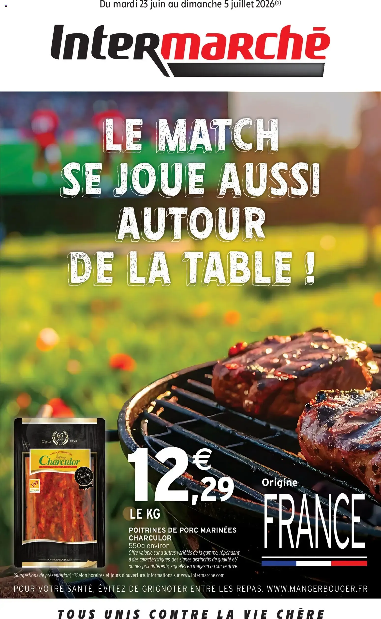 Intermarché - Le match se joue aussi autour de la table!