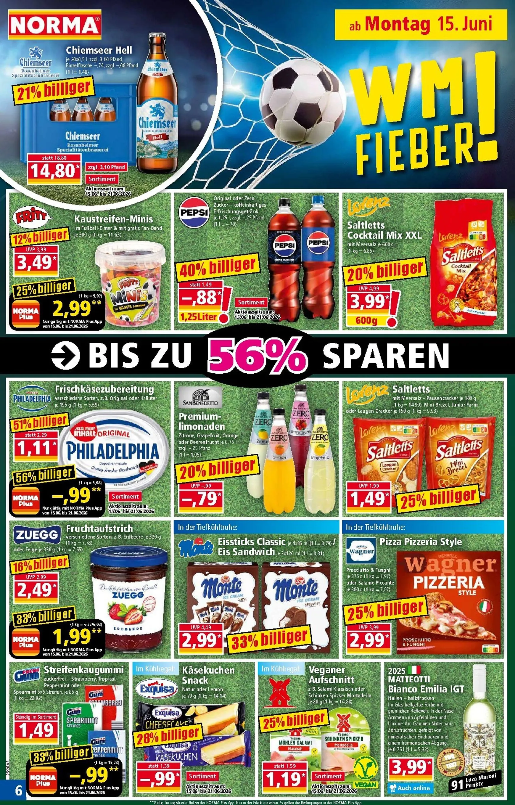 Norma Prospekt – von Montag 15.06.2026 bis Sonntag 21.06.2026 von 15. Juni bis 21. Juni 2026 - Prospekt seite 6