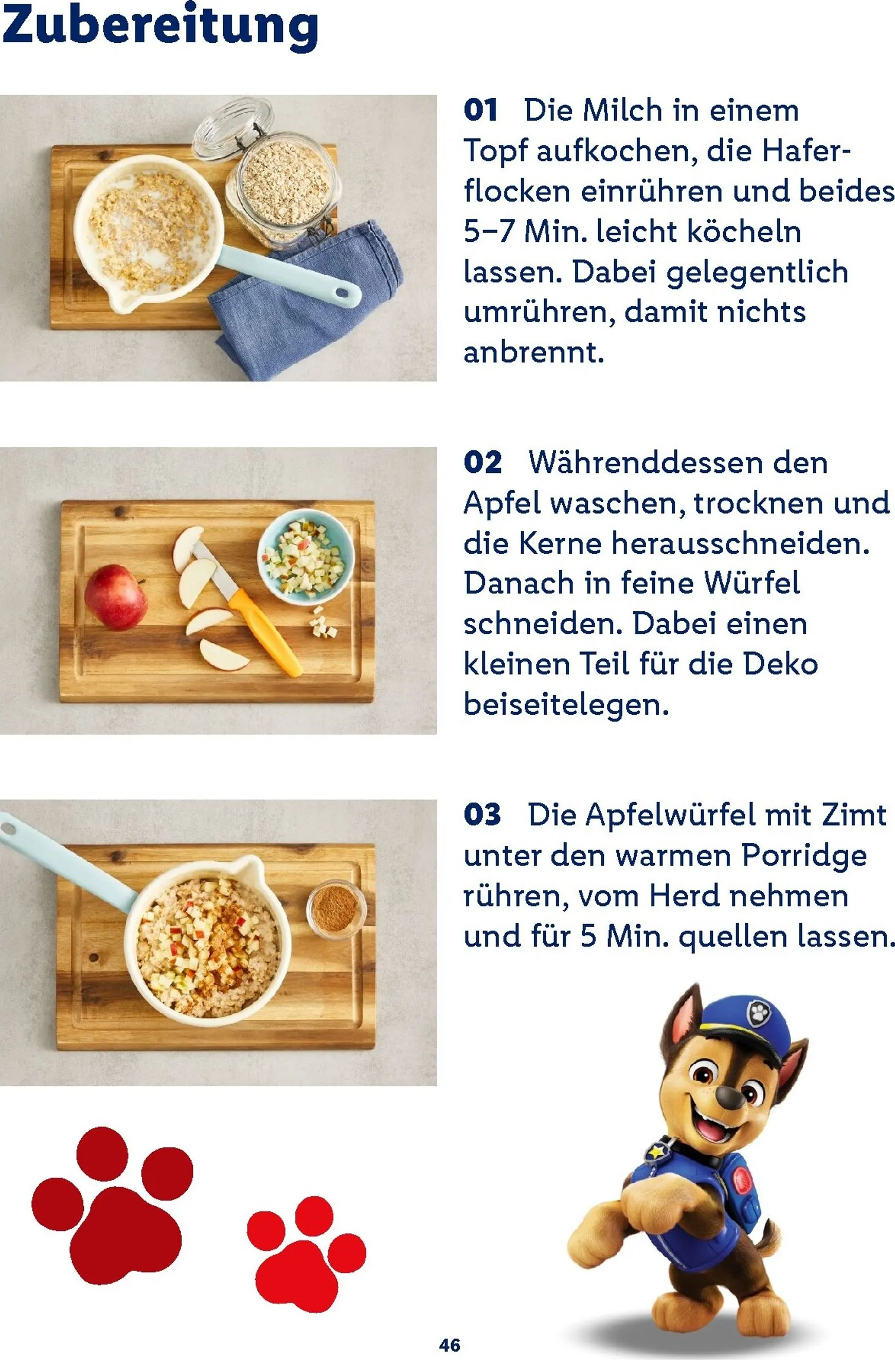 Lidl - Paw Patrol Rezeptheft Prospekt – von Montag 20.07.2026 bis Sonntag 23.08.2026 von 20. Juli bis 23. August 2026 - Prospekt seite 46
