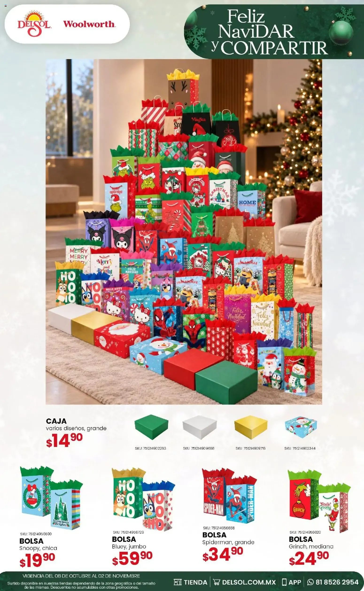 Catálogo de Del Sol y Woolworth - Feliz NaviDar y Compartir (08/10/2026 - 02/11/2026) - catálogo en línea 8 de octubre al 2 de noviembre 2026 - Pagina 25
