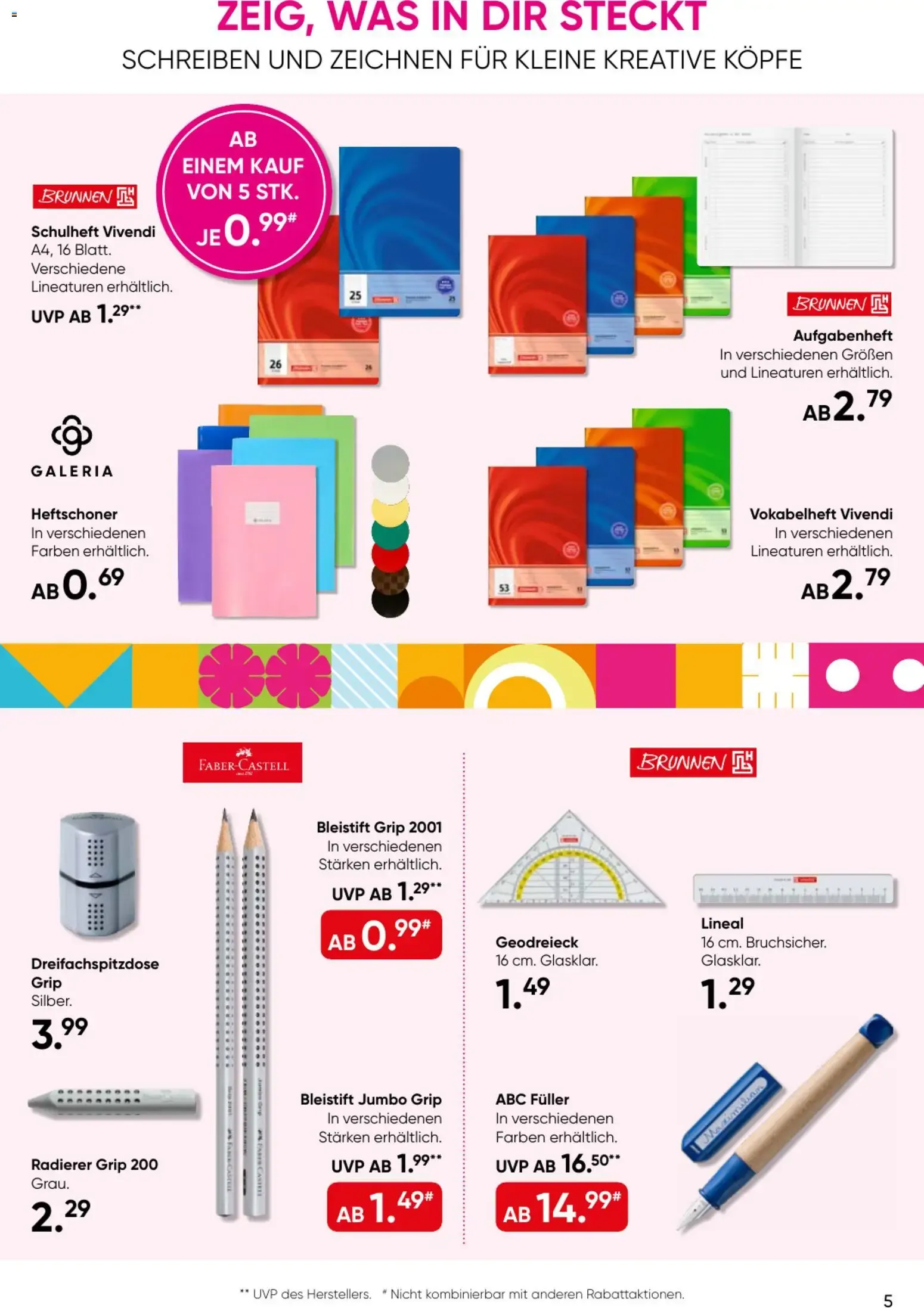 Galeria Karstadt Kaufhof Back to school vom 06.07.2026 – Angebote online von 6. Juli bis 30. September 2026 - Prospekt seite 5