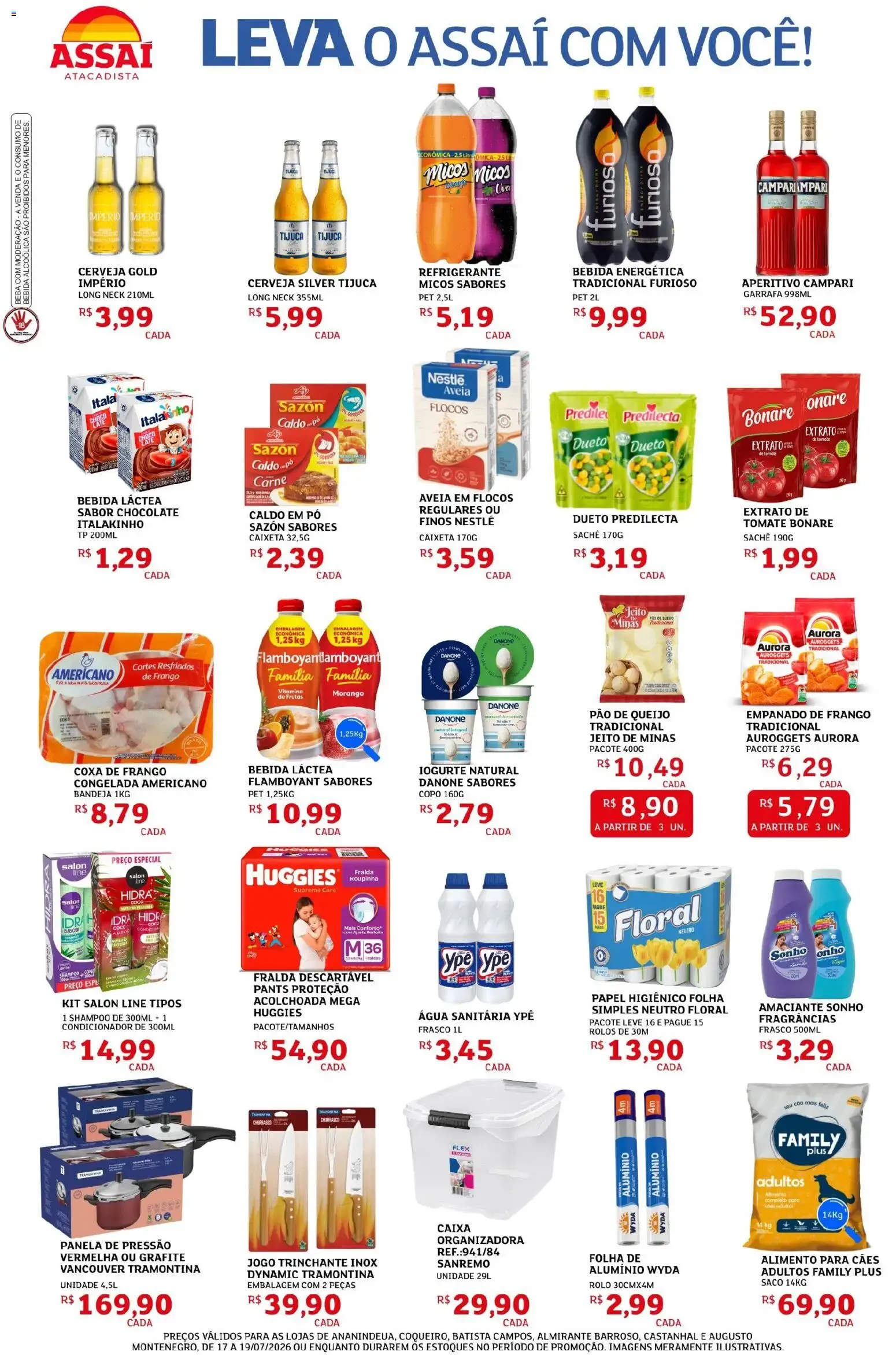 Encarte de Assaí Atacadista ofertas - PA de 17/07/2026 | Promoções Online 17 de julho até 19 de julho 2026 - Pagina 2