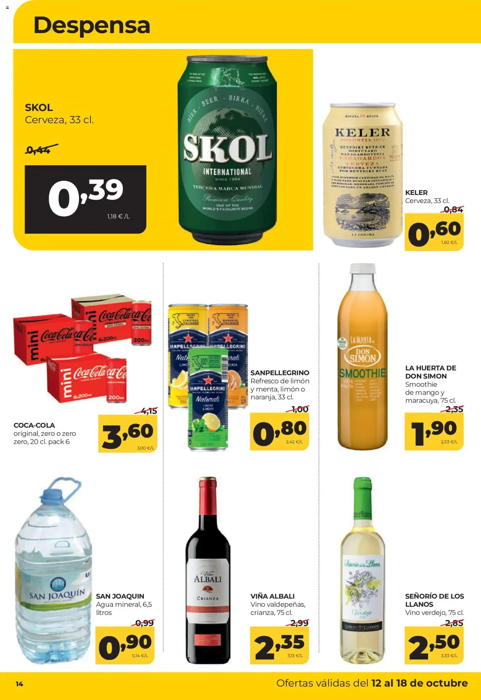 Catálogo de Alimerka folleto del 12/10/2026 | Catálogo 12 de octubre al 18 de octubre 2026 - Página 16