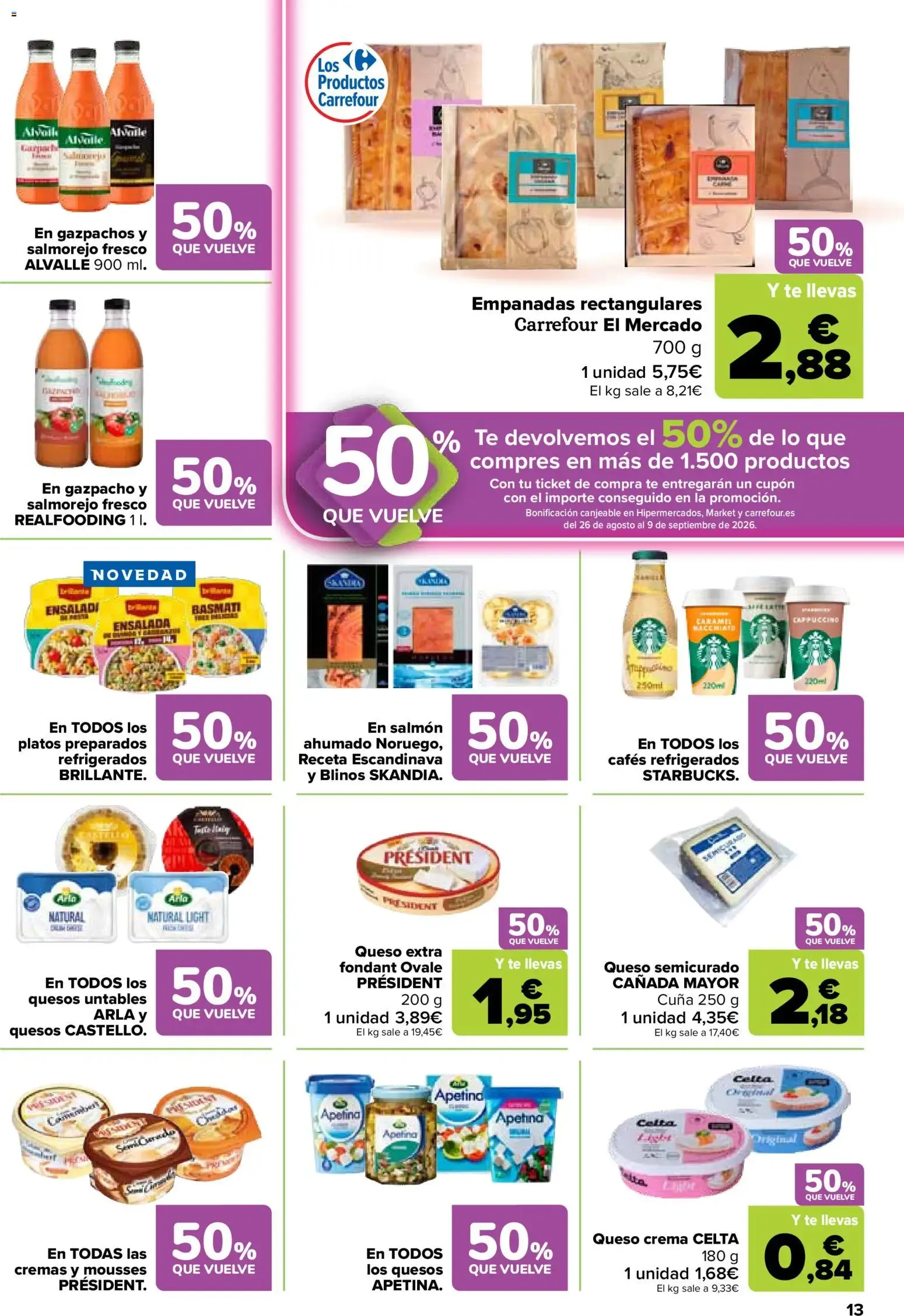 Catálogo de Carrefour folleto del 11/08/2026 | Catálogo 11 de agosto al 25 de agosto 2026 - Página 13