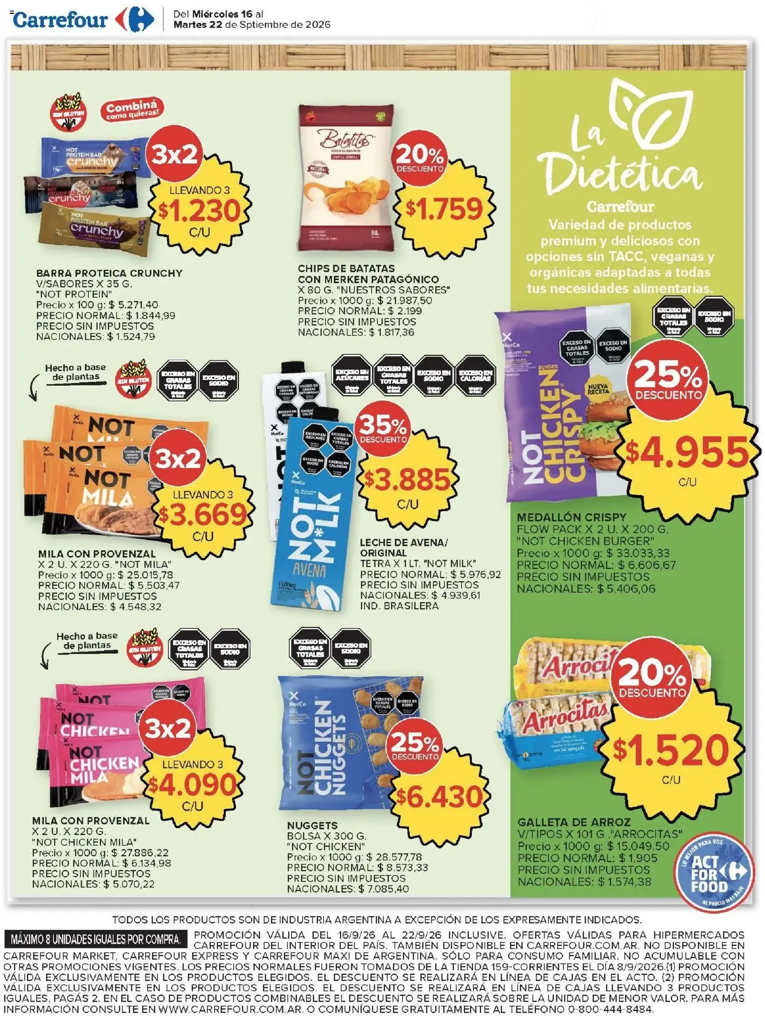 Ofertas de Carrefour Ofertas || del 16/09/2026 - 22/09/2026 || Promociones 16 de septiembre al 22 de septiembre 2026 - Página 19 del catálogo