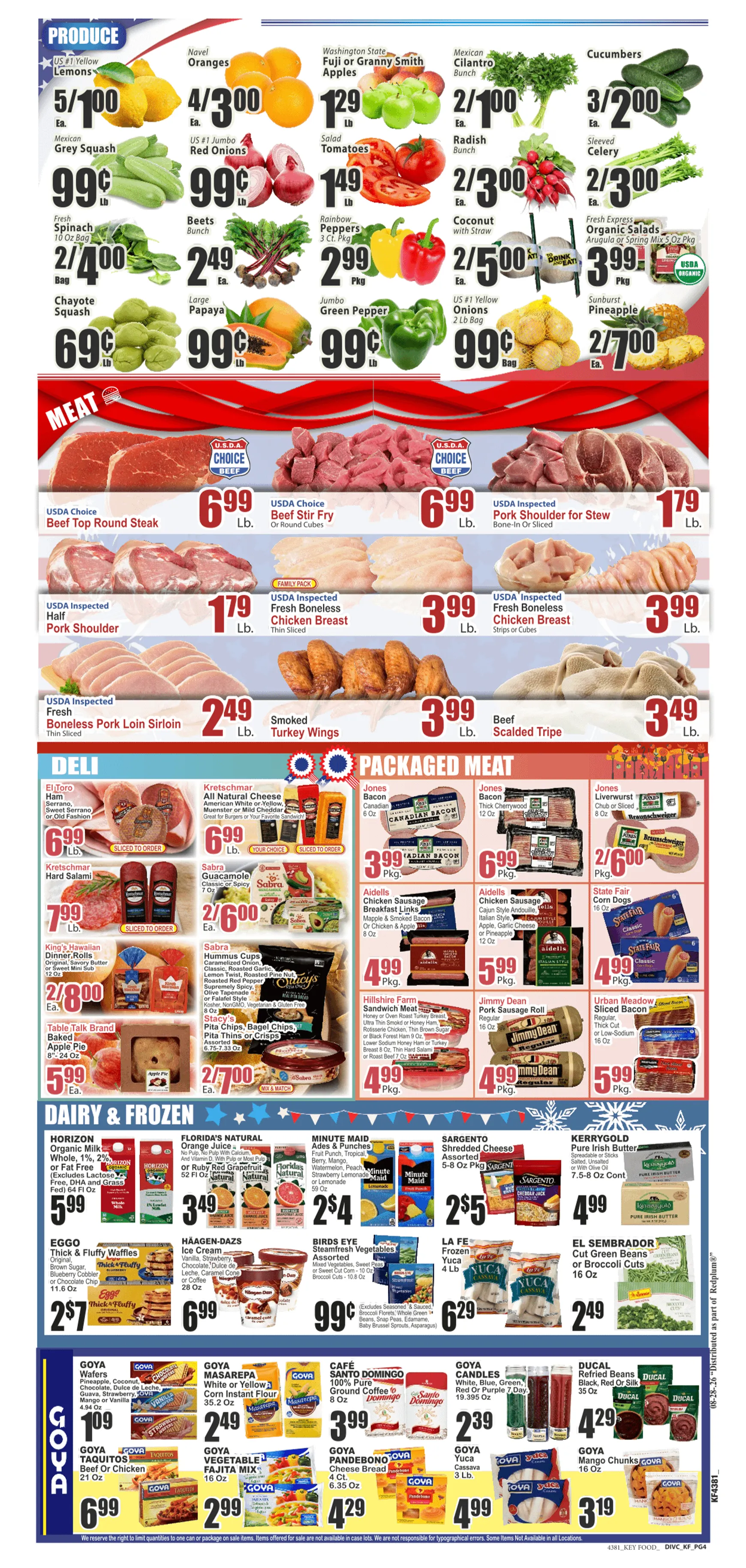 Weekly ad Current Key Food - Dade City leaflet valid from Friday 08/28/2026 to Thursday 09/03/2026 from August 28 to September 3 2026 - Page 4