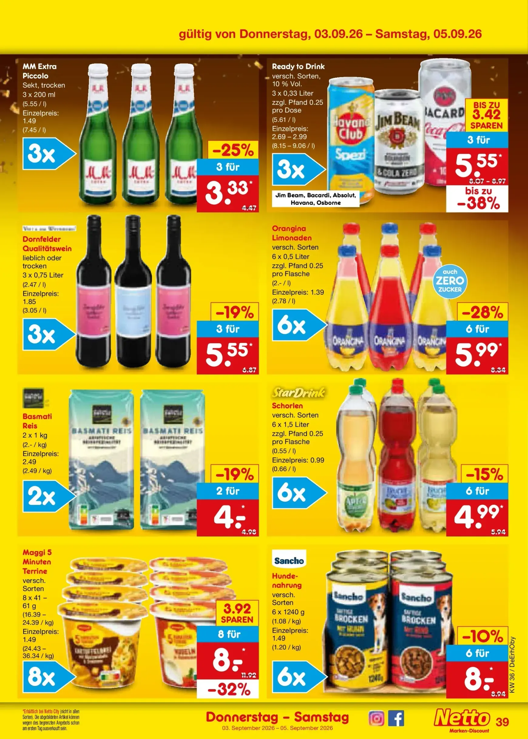 Netto Marken Discount Prospekt – von Montag 31.08.2026 bis Samstag 05.09.2026 von 31. August bis 5. September 2026 - Prospekt seite 52