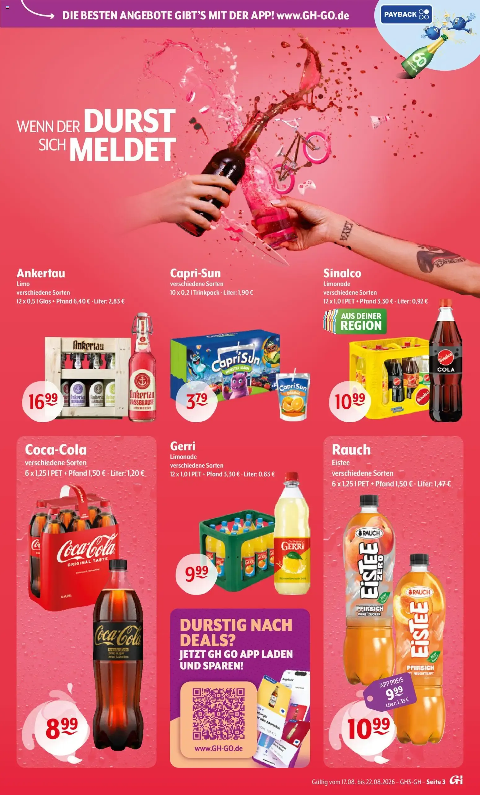 Trink & Spare Jubiläumsdeals von 17. August bis 22. August 2026 - Prospekt seite 3