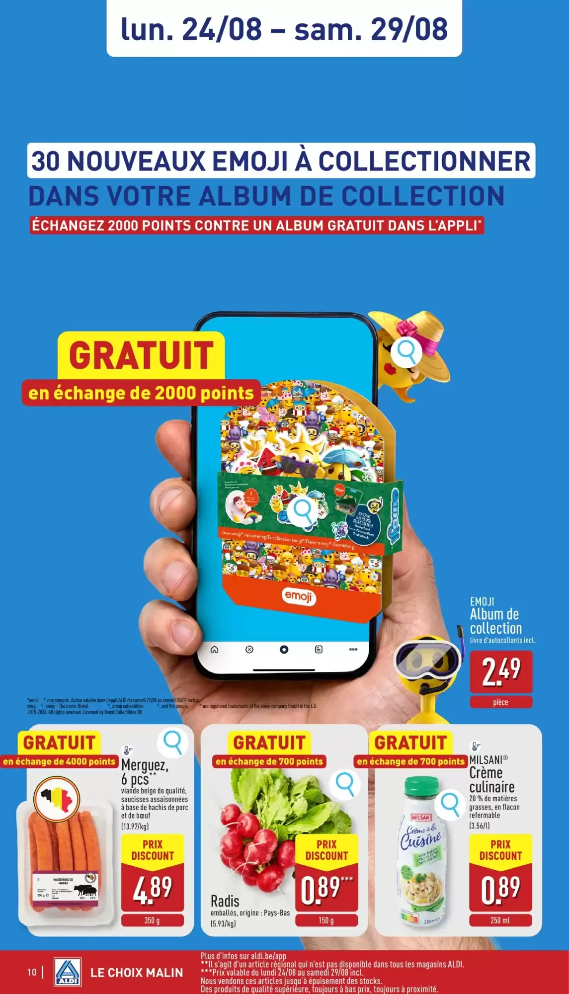 ALDI Dépliant du 24/08 au 29/08 van 24 augustus tot 29 augustus 2026 - folder pagina 10