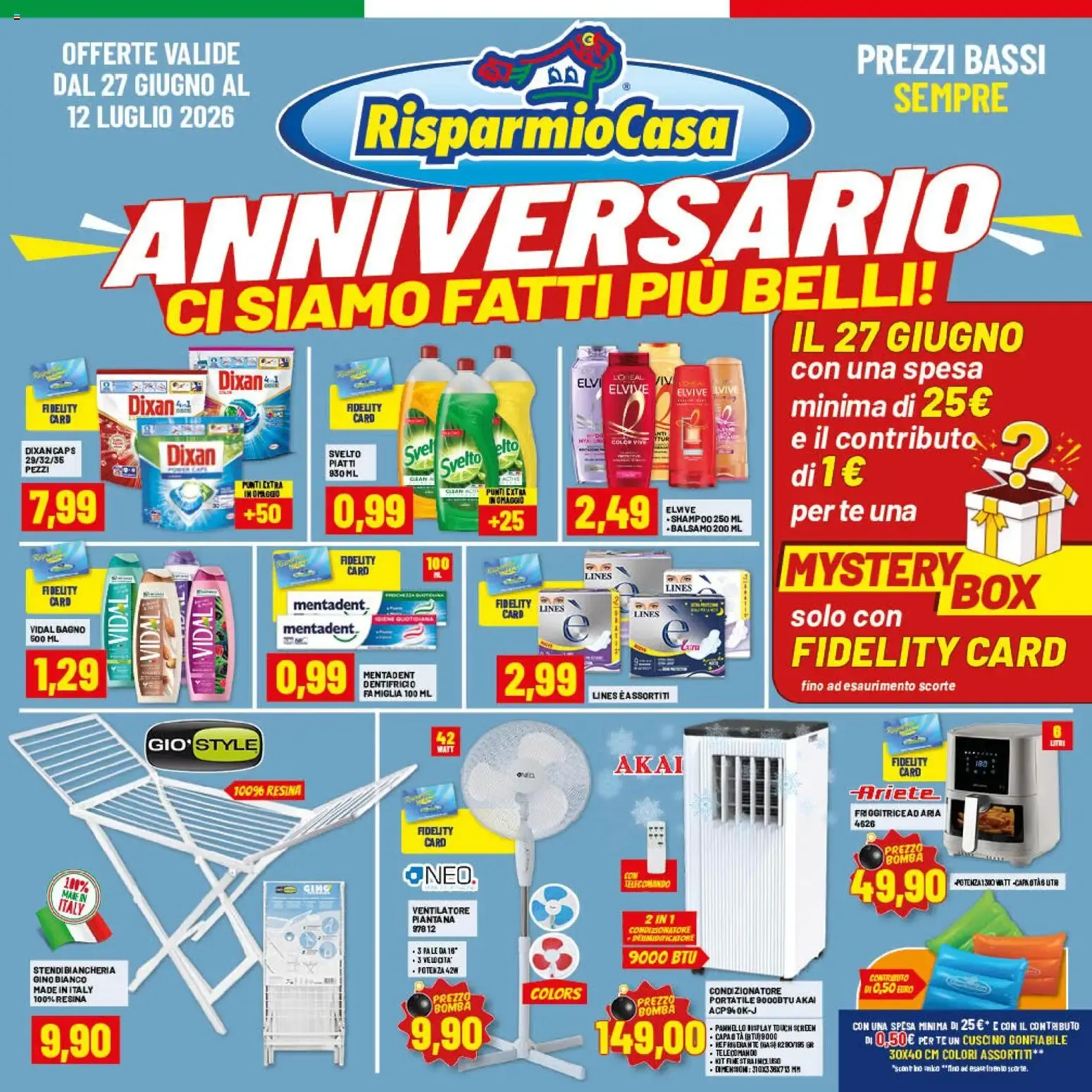 RisparmioCasa Anniversario: Ci siamo fatti più belli! da 27 giugno a 12 luglio di 2026 - Pagina del volantino 1
