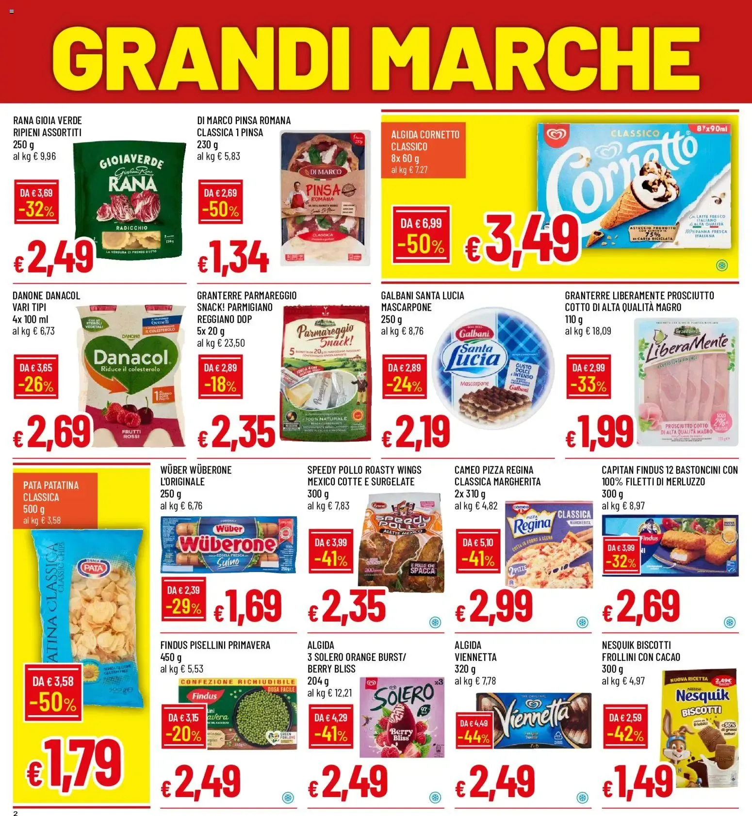 GRANDI MARCHE SCONTI FINO AL 50% da 28 maggio a 10 giugno di 2026 - Pagina del volantino 2