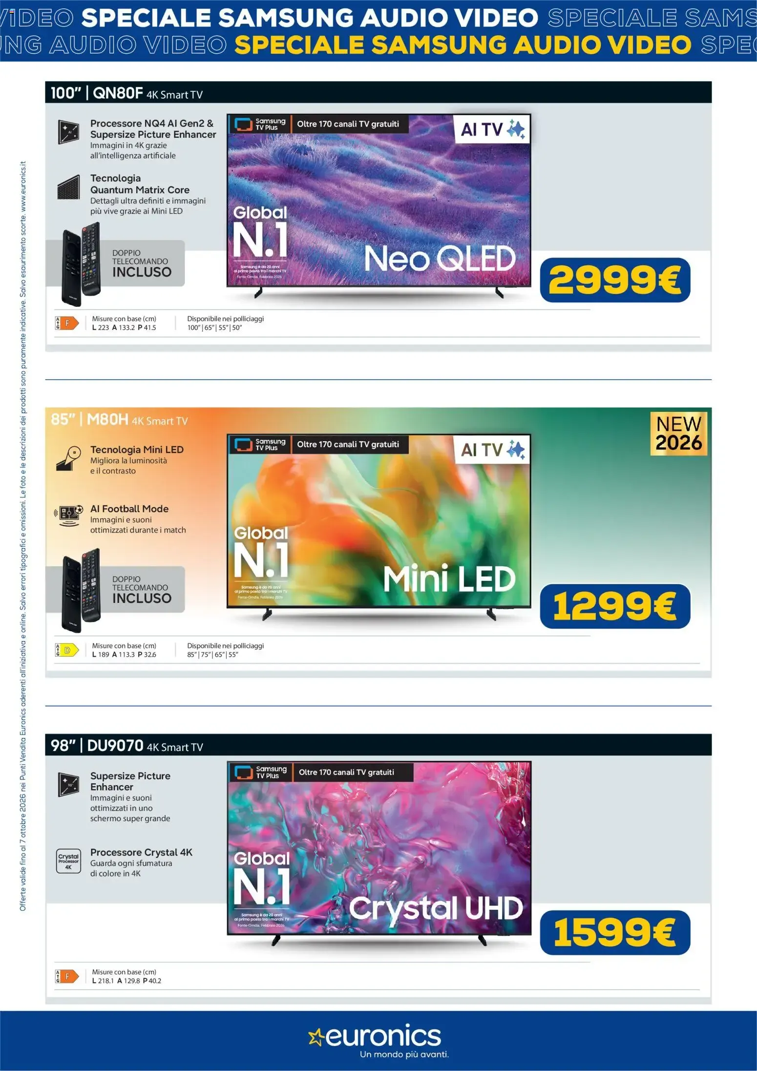 Speciale Samsung Audio Video da 1 ottobre a 7 ottobre di 2026 - Pagina del volantino 3