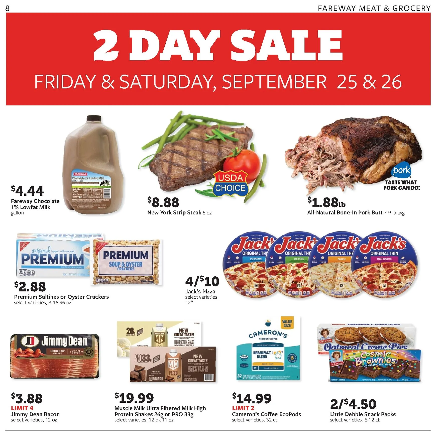 Weekly promotion Fareway: The Flavors of Fall spanning from September 21 to September 26 2026 - Page 8 for Catalogue 365