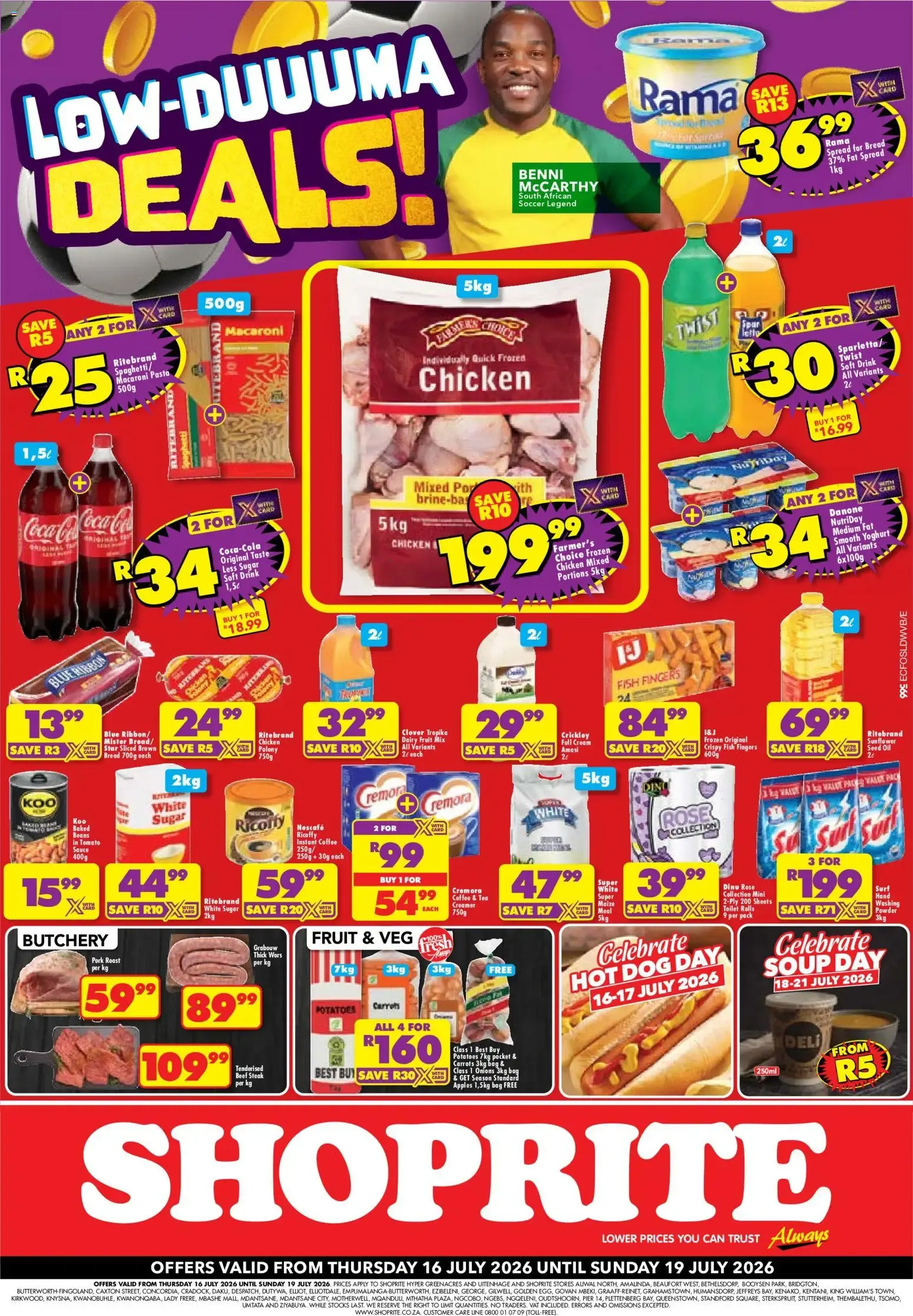 Shoprite - Eastern Cape - Low Price Lowduuuma Deals (16/07/2026 - 19/07/2026) → Online Catalogue from 16 July to 19 July 2026 - Catalogue Page 1