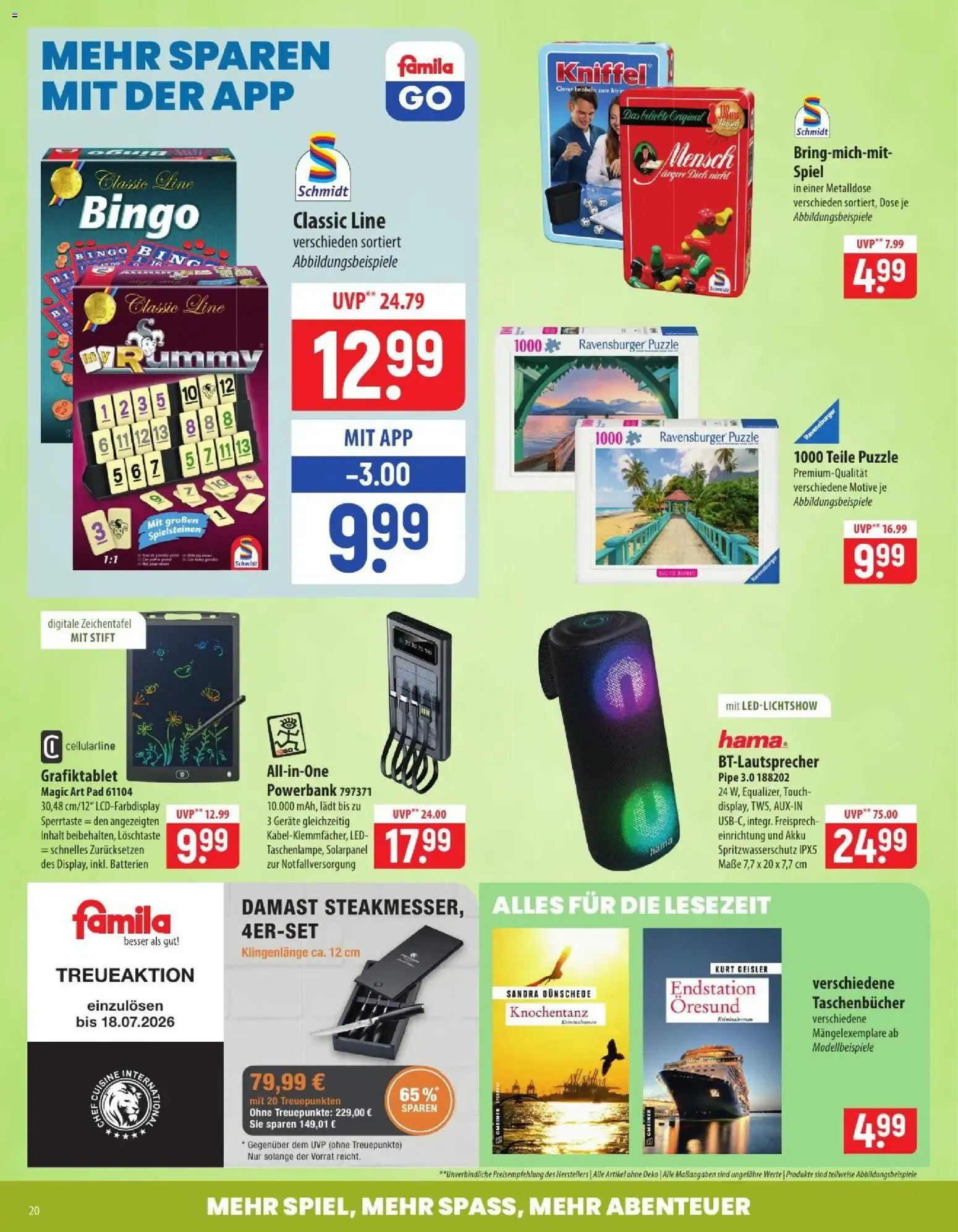 Famila Prospekt (ab 06.07.2026) zum Blättern von 6. Juli bis 11. Juli 2026 - Prospekt seite 20