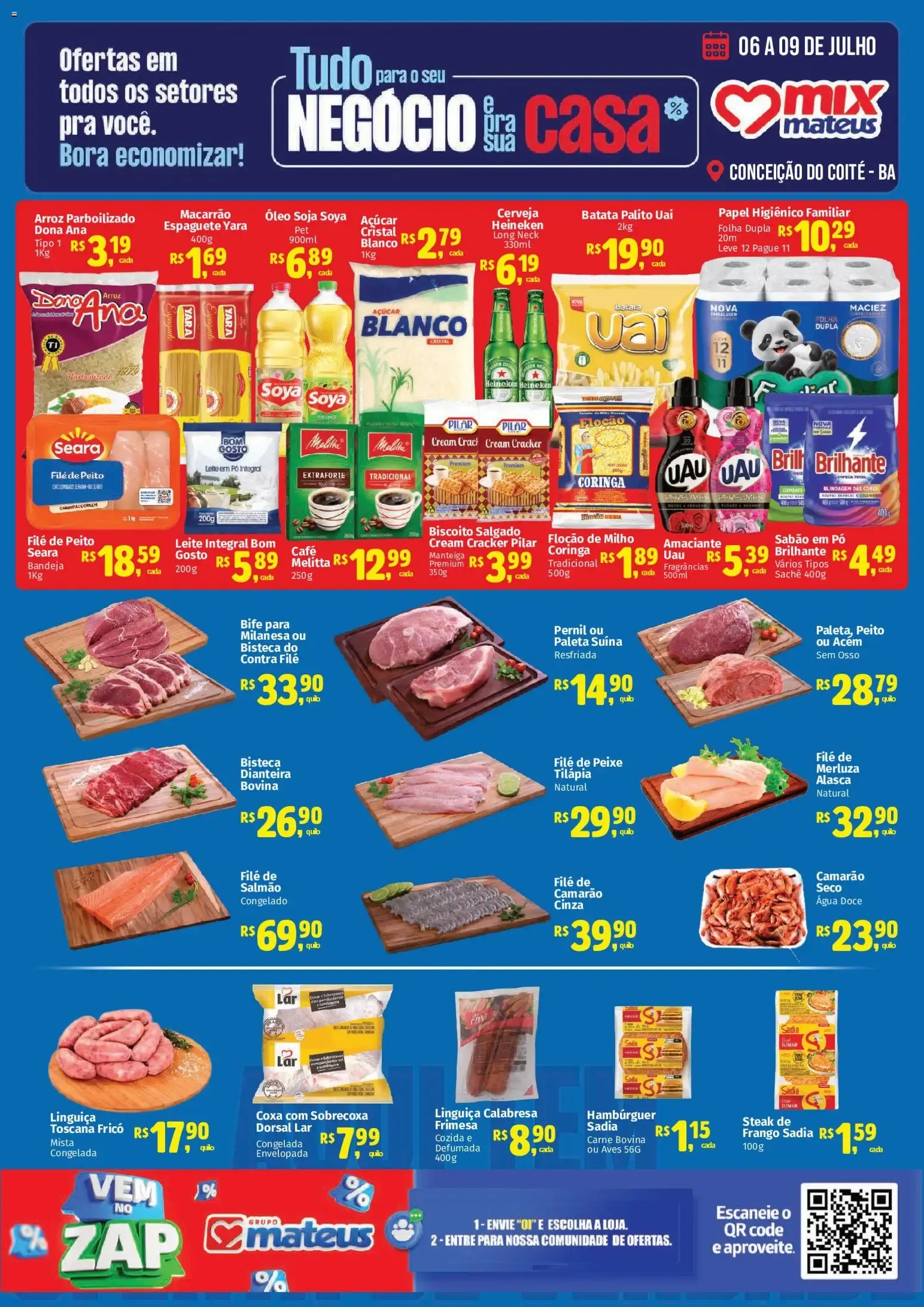 Encarte de Ofertas Mix Mateus 6 de julho até 9 de julho 2026 - Pagina 1