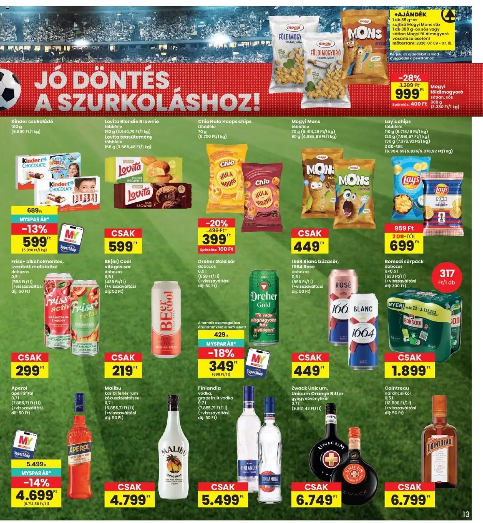 Katalógus INTERSPAR Szülinapi akciók és szuper árak! július 9.-tól július 15.-ig 2026. - Oldal 13
