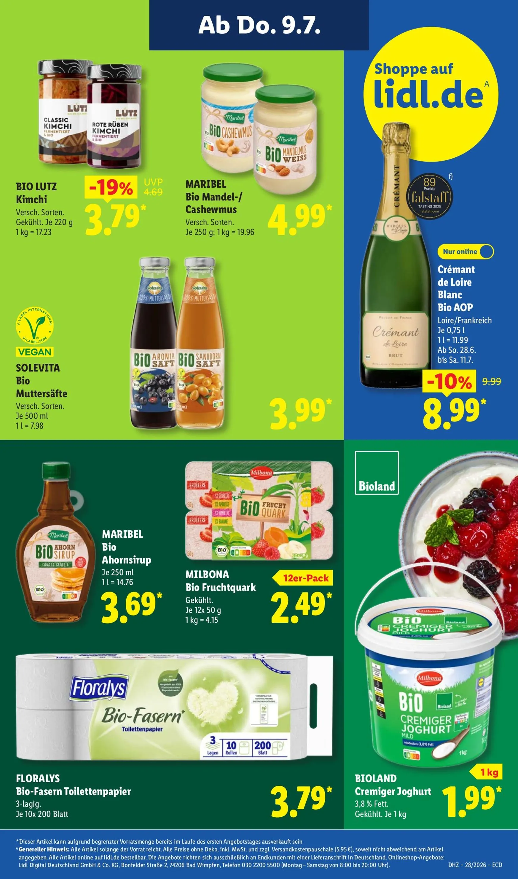 Lidl Wochenangebote von 6. Juli bis 11. Juli 2026 - Prospekt seite 52