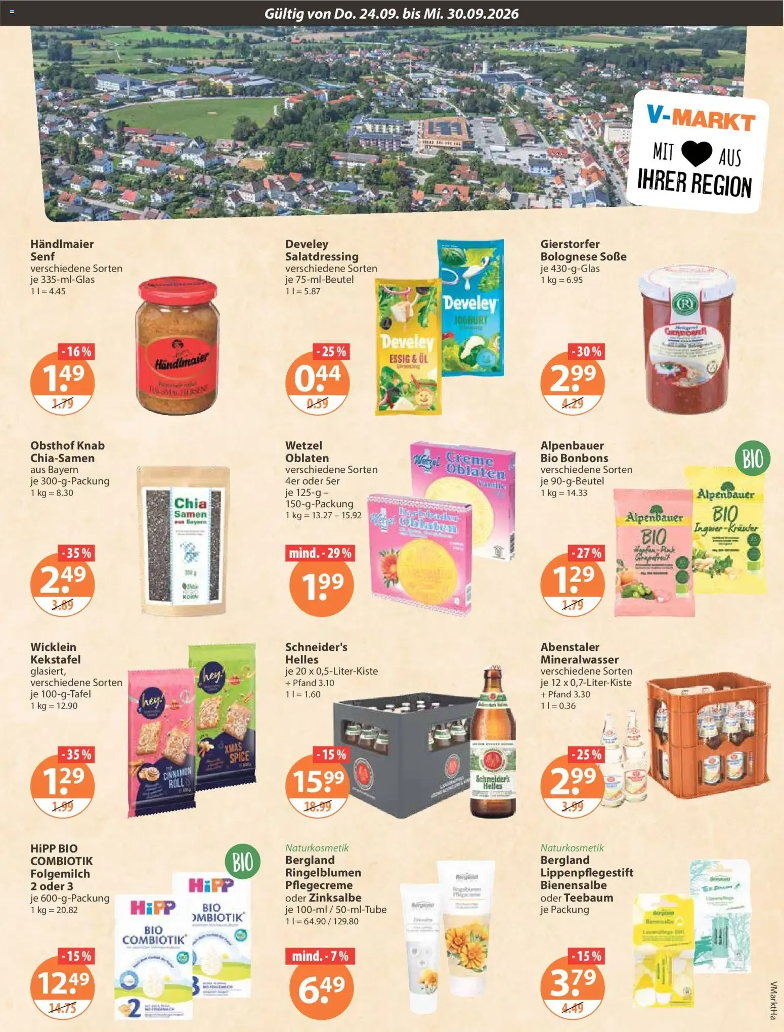 V-Markt Angebote vom 24.09.2026 – Angebote online von 24. September bis 30. September 2026 - Prospekt seite 13