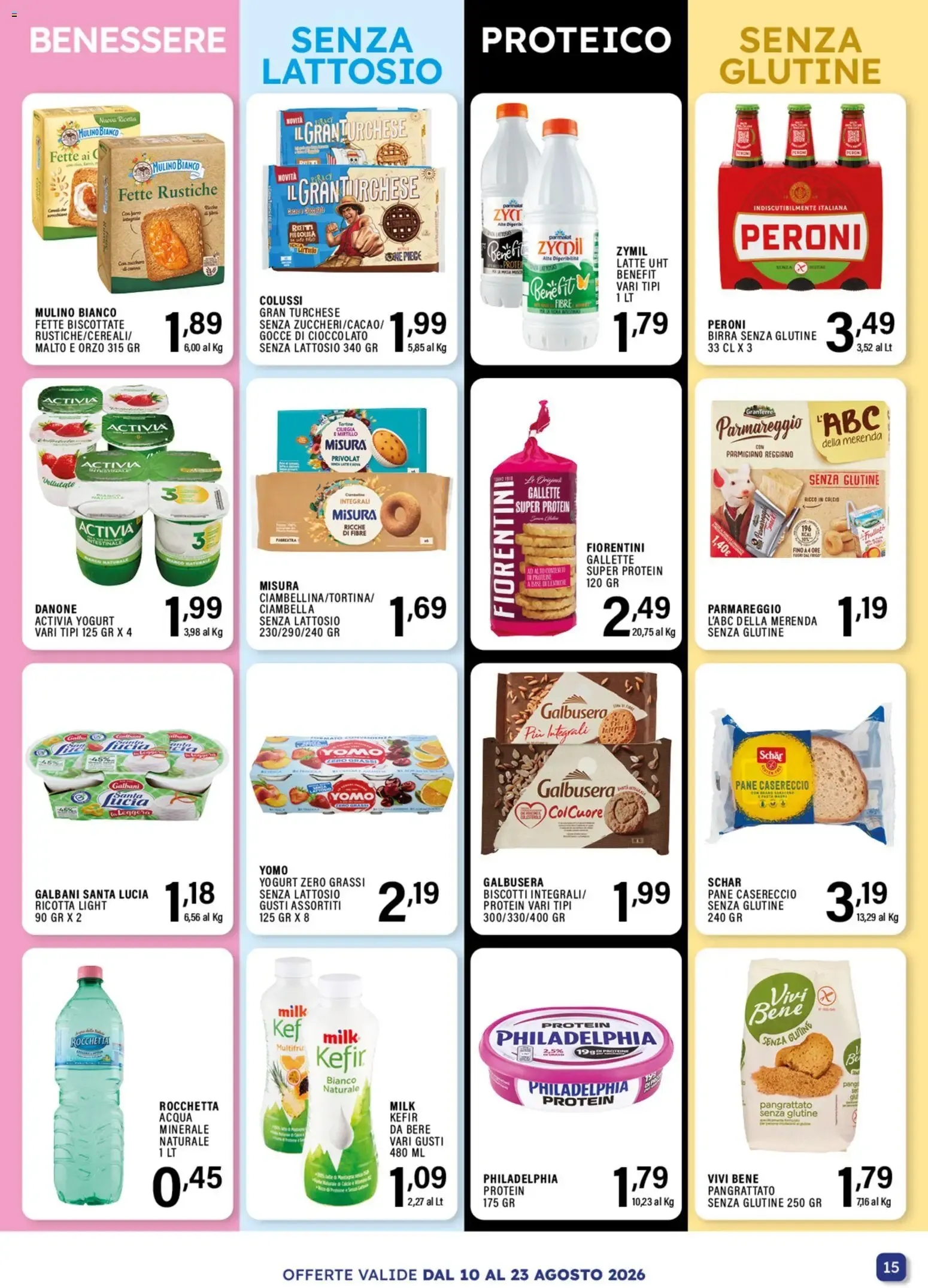 GECOP SUPERMERCATI - SOTTO COSTO FRESCHI da 10 agosto a 23 agosto di 2026 - Pagina del volantino 15