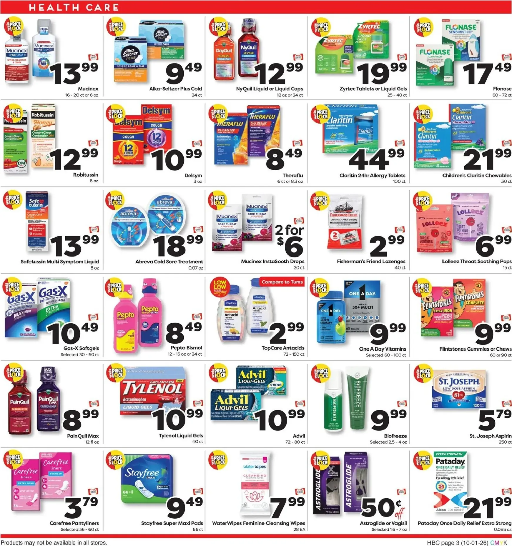 Weekly ad Current Weis Markets - Health & Home leaflet valid from Thursday 10/01/2026 to Wednesday 10/28/2026 from October 1 to October 28 2026 - Page 3