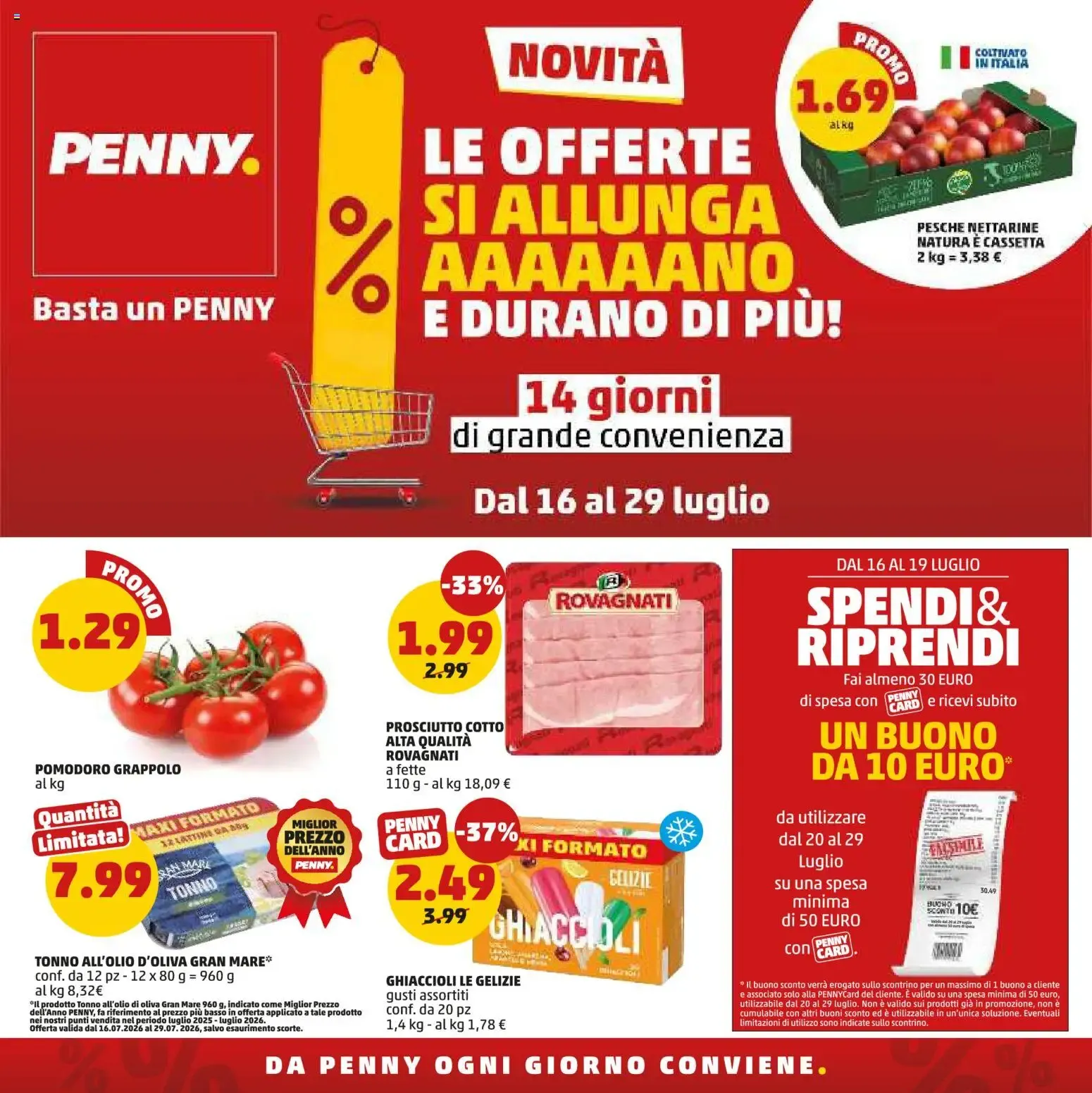 Volantino PENNY dal 16/07/2026 anteprima da 16 luglio a 29 luglio di 2026 - Pagina del volantino 1