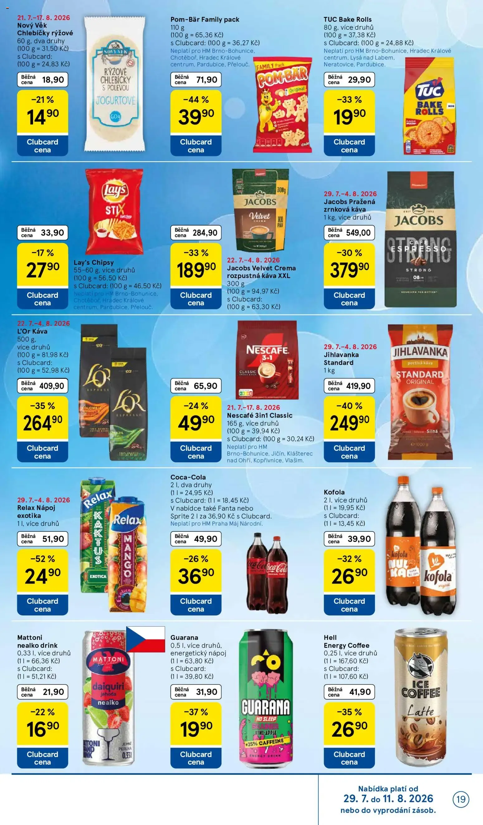 Tesco leták na tento + příští týden 29.07.2026 - 29. července 4. srpna 2026 - Page 19