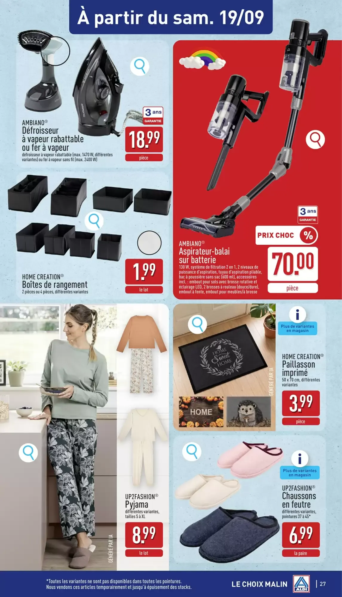 ALDI Dépliant du 14/09 au 19/09 van 14 september tot 19 september 2026 - folder pagina 27