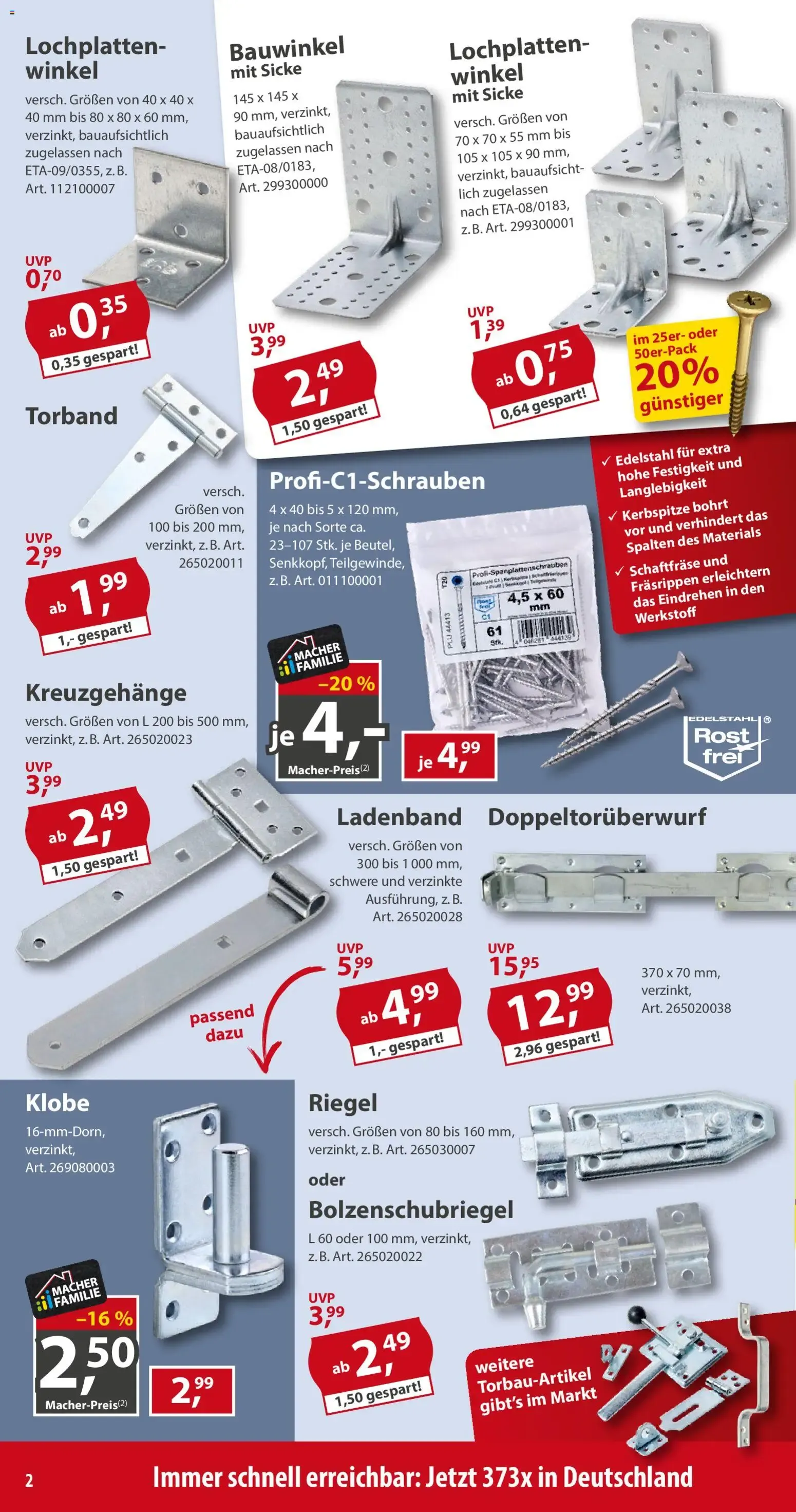 Sonderpreis Baumarkt Prospekt (ab 03.10.2026) zum Blättern von 3. Oktober bis 9. Oktober 2026 - Prospekt seite 2
