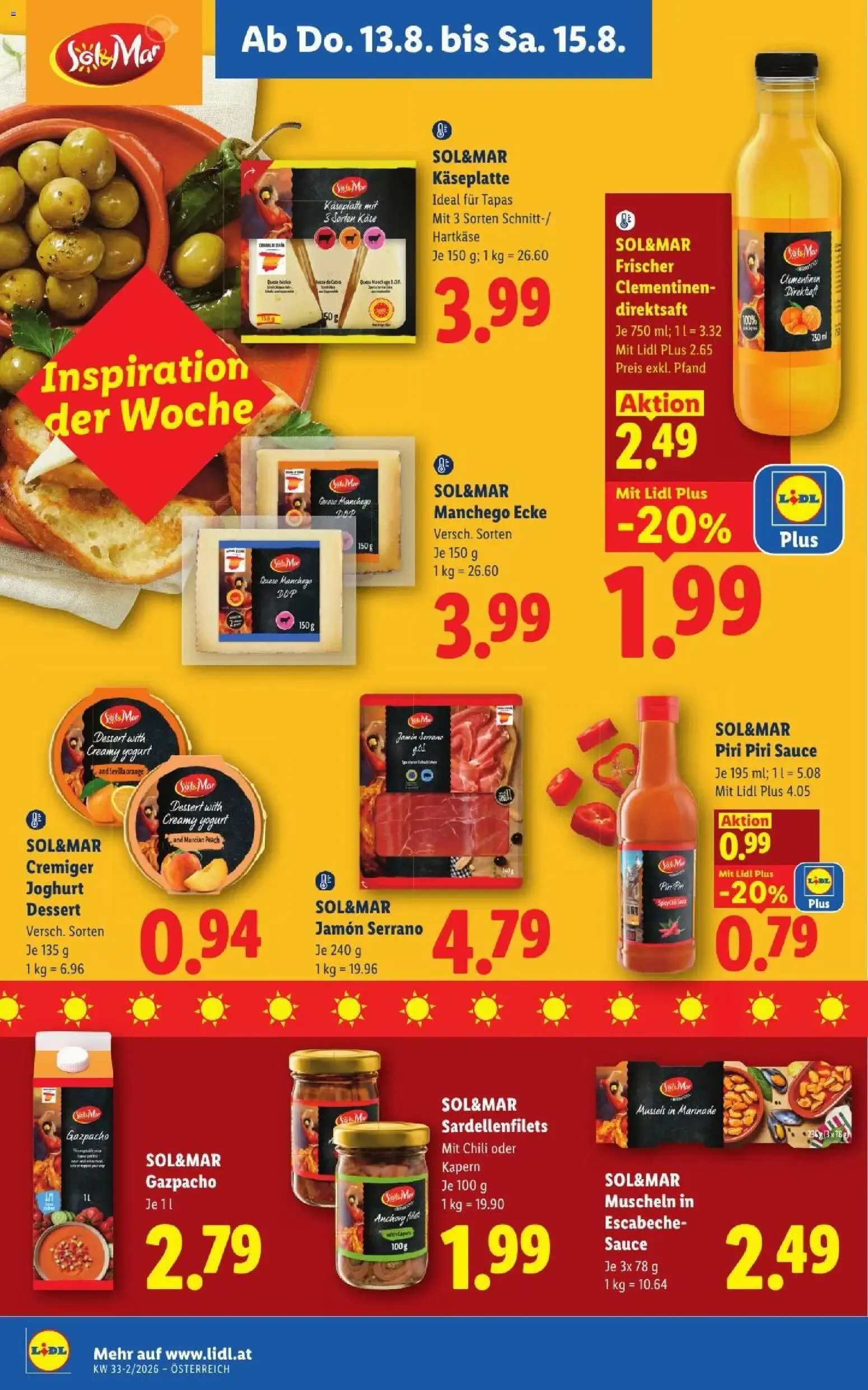 Lidl - Flugblatt ab 13.08.2026 - Angebote ab donnerstag von 13. August bis 14. August 2026 - Flugblätt seite 14